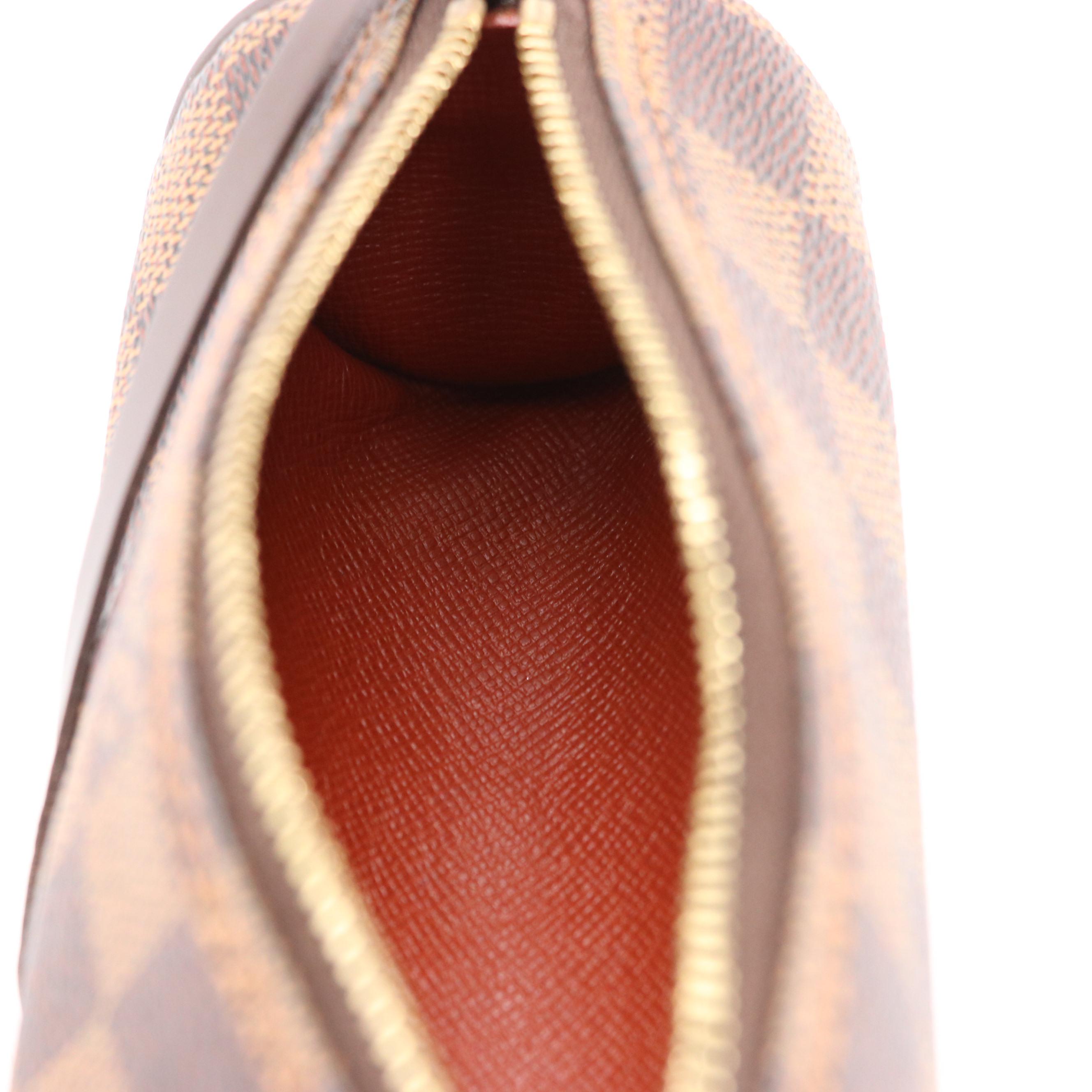 Louis Vuitton Papillon Pochette in Damier Ebene Canvas