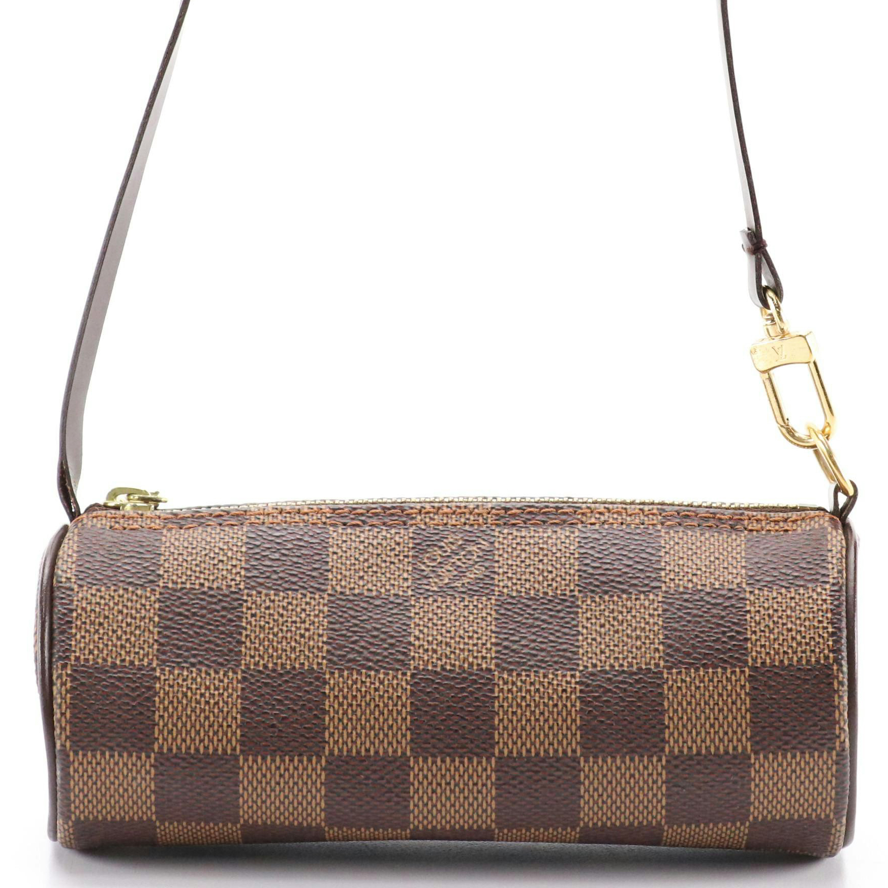 Louis Vuitton Papillon Pochette in Damier Ebene Canvas