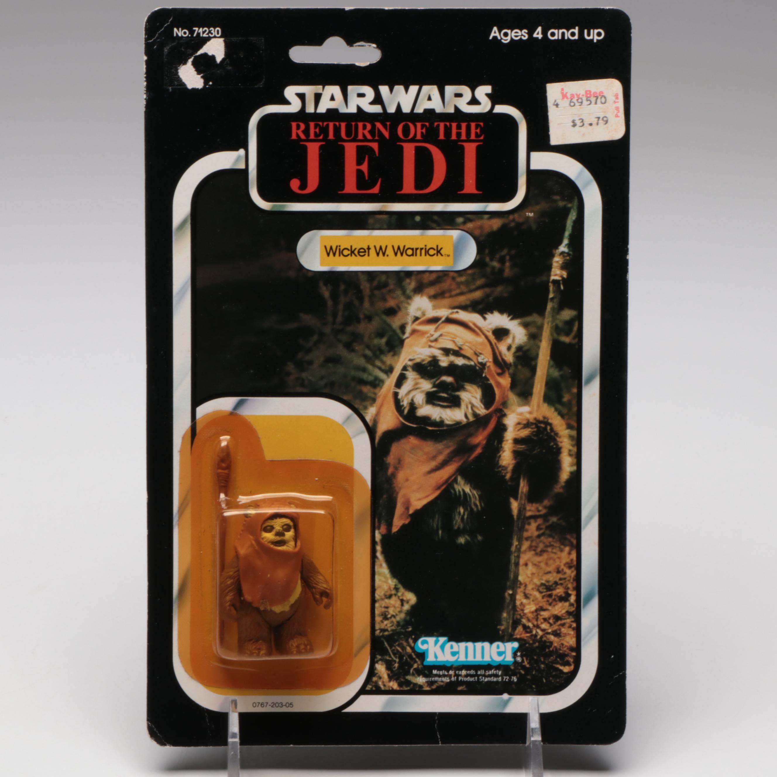 Kenner Star Wars Carded Lando Calrissian, Stormtrooper and Ewok Action Figures