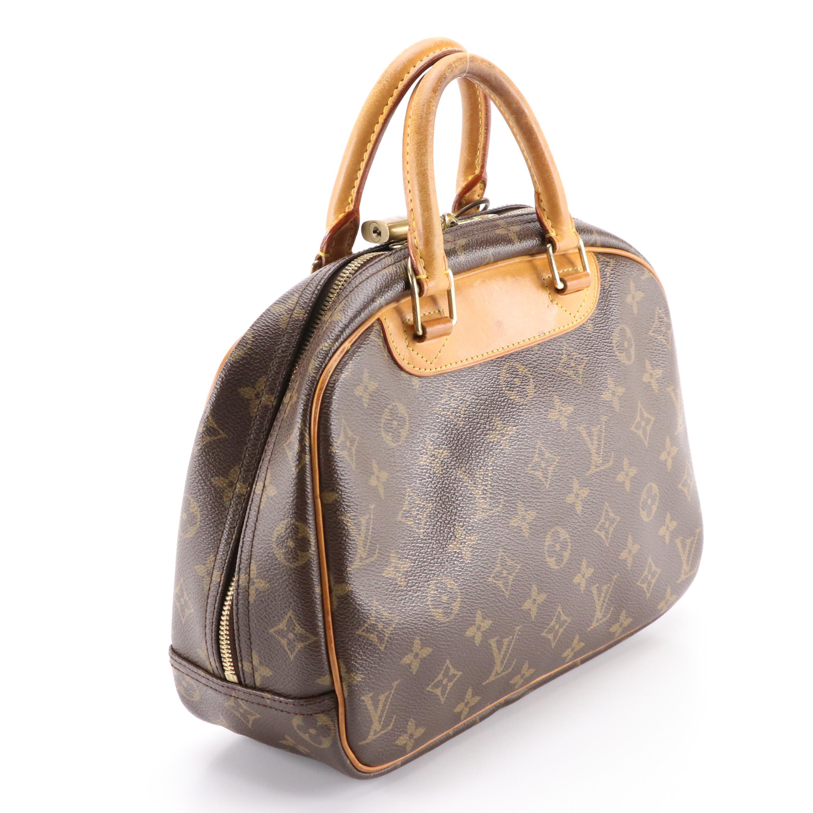 Louis Vuitton Trouville Travel Bag in Monogram Canvas and Vachetta Leather