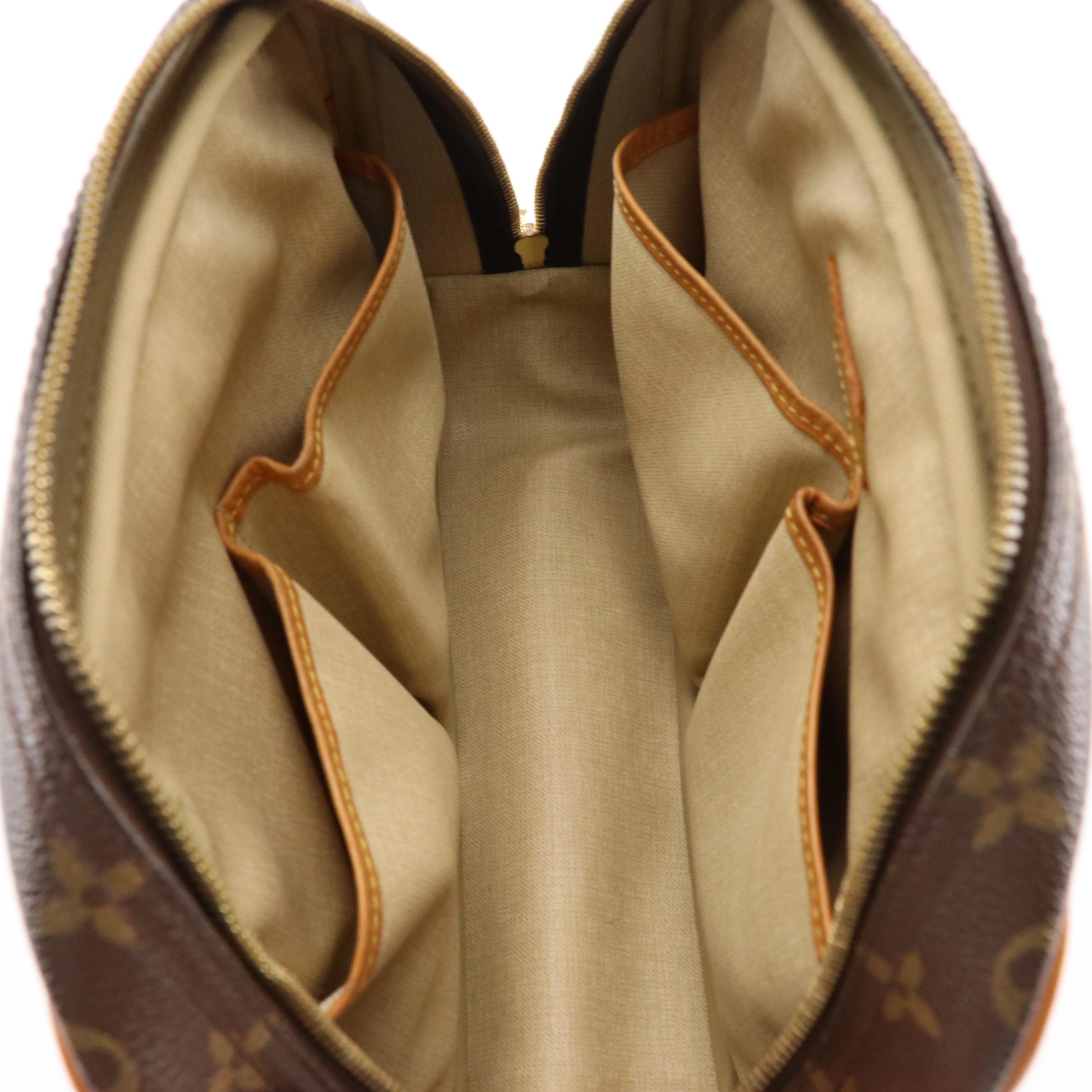 Louis Vuitton Trouville Travel Bag in Monogram Canvas and Vachetta Leather