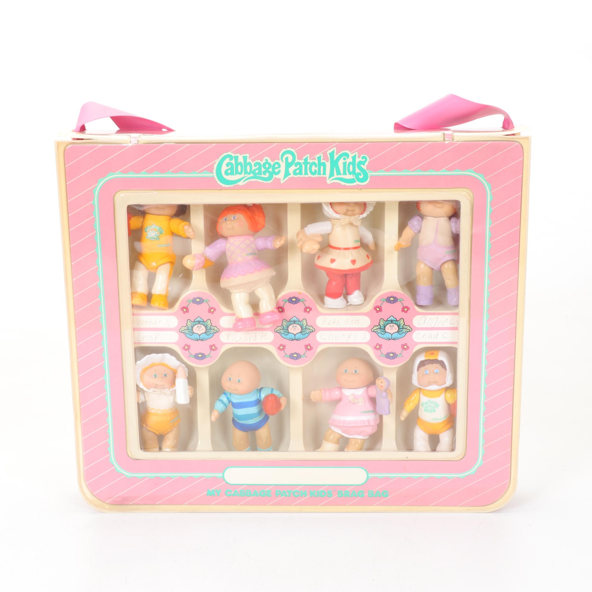 Cincinnati Reds Cabbage Patch Doll with Other Dolls and Accessories