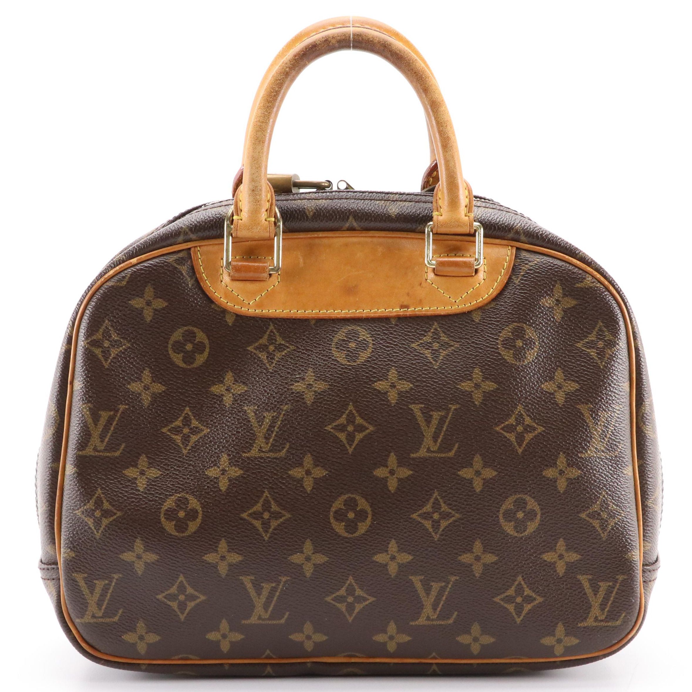 Louis Vuitton Trouville Travel Bag in Monogram Canvas and Vachetta Leather
