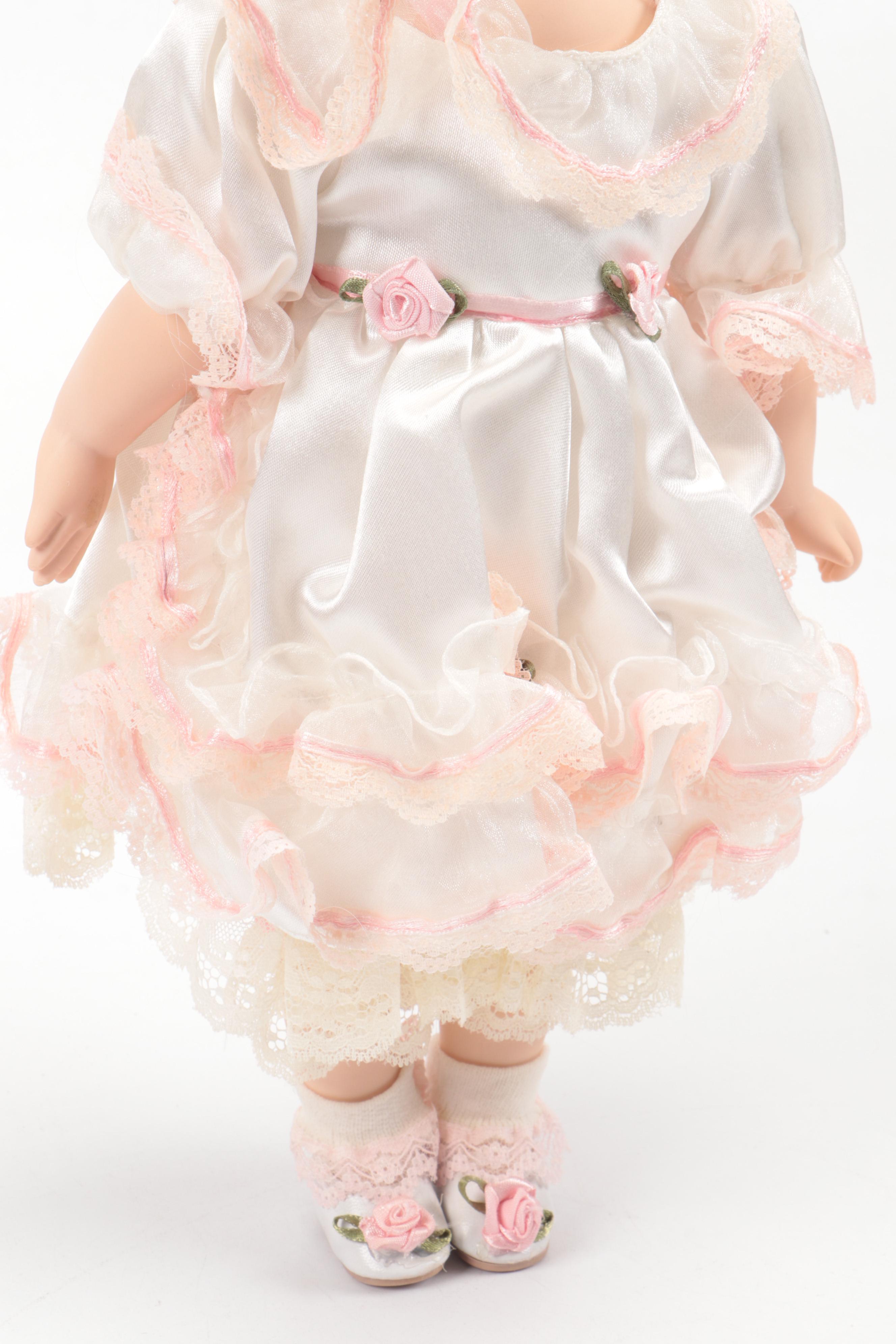 Heritage Signature Collection "Birthday Girl Jennie" with Other Porcelain Dolls