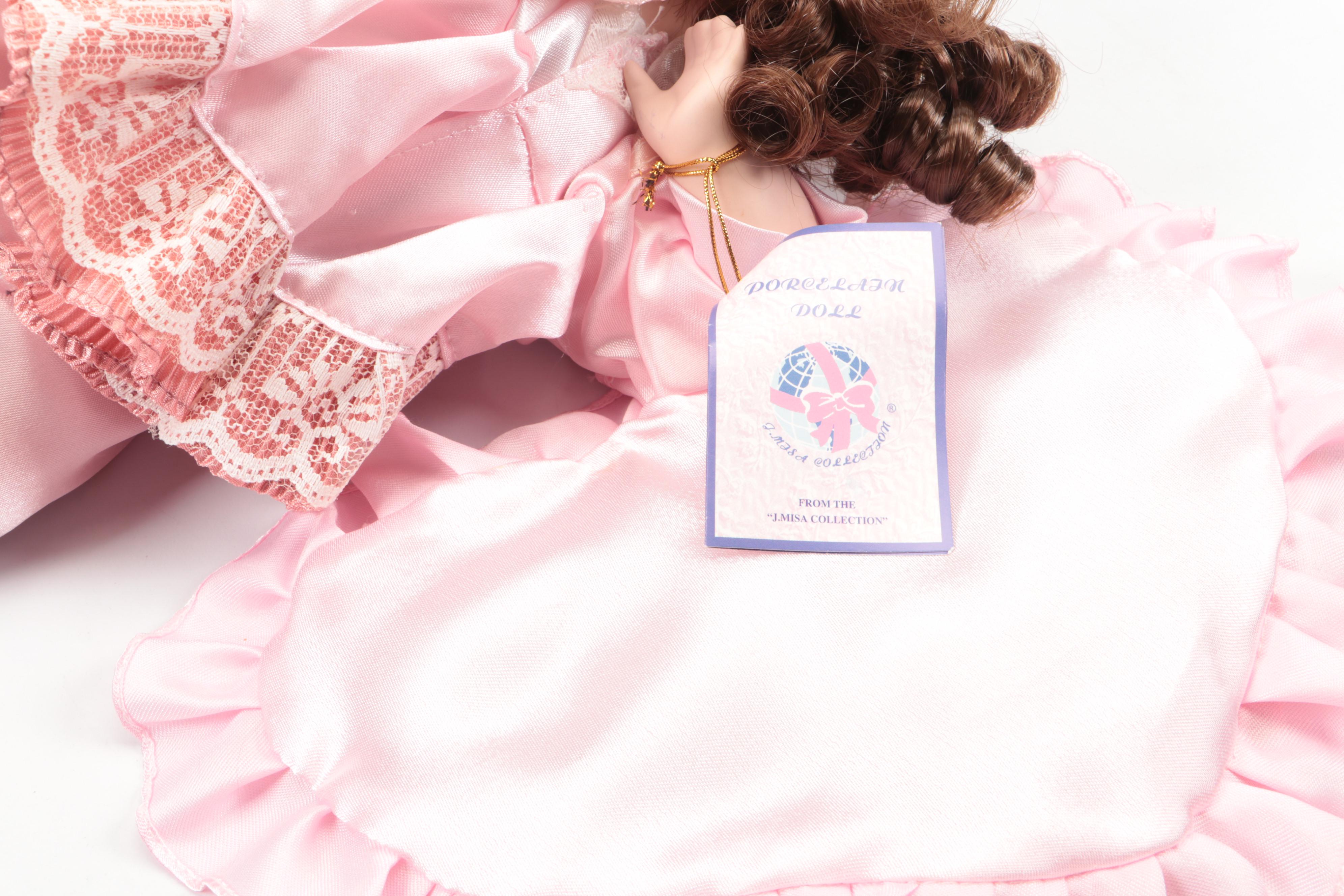 Heritage Signature Collection "Birthday Girl Jennie" with Other Porcelain Dolls