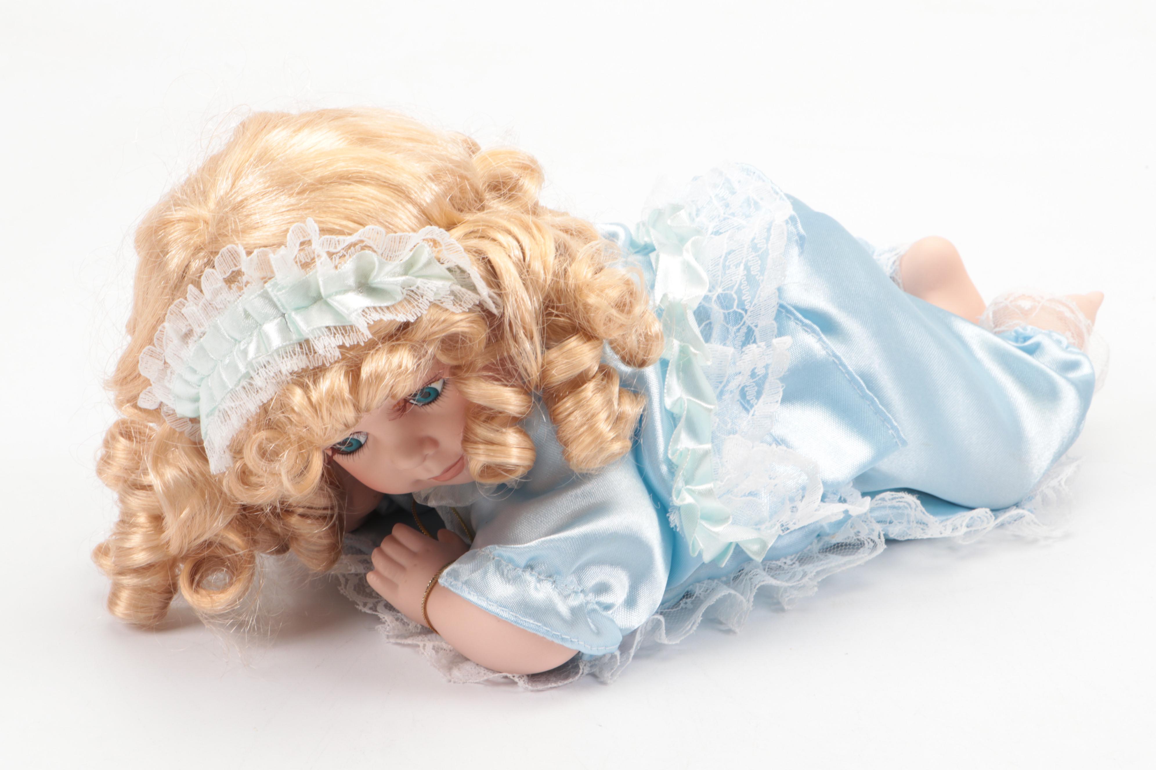 Heritage Signature Collection "Birthday Girl Jennie" with Other Porcelain Dolls