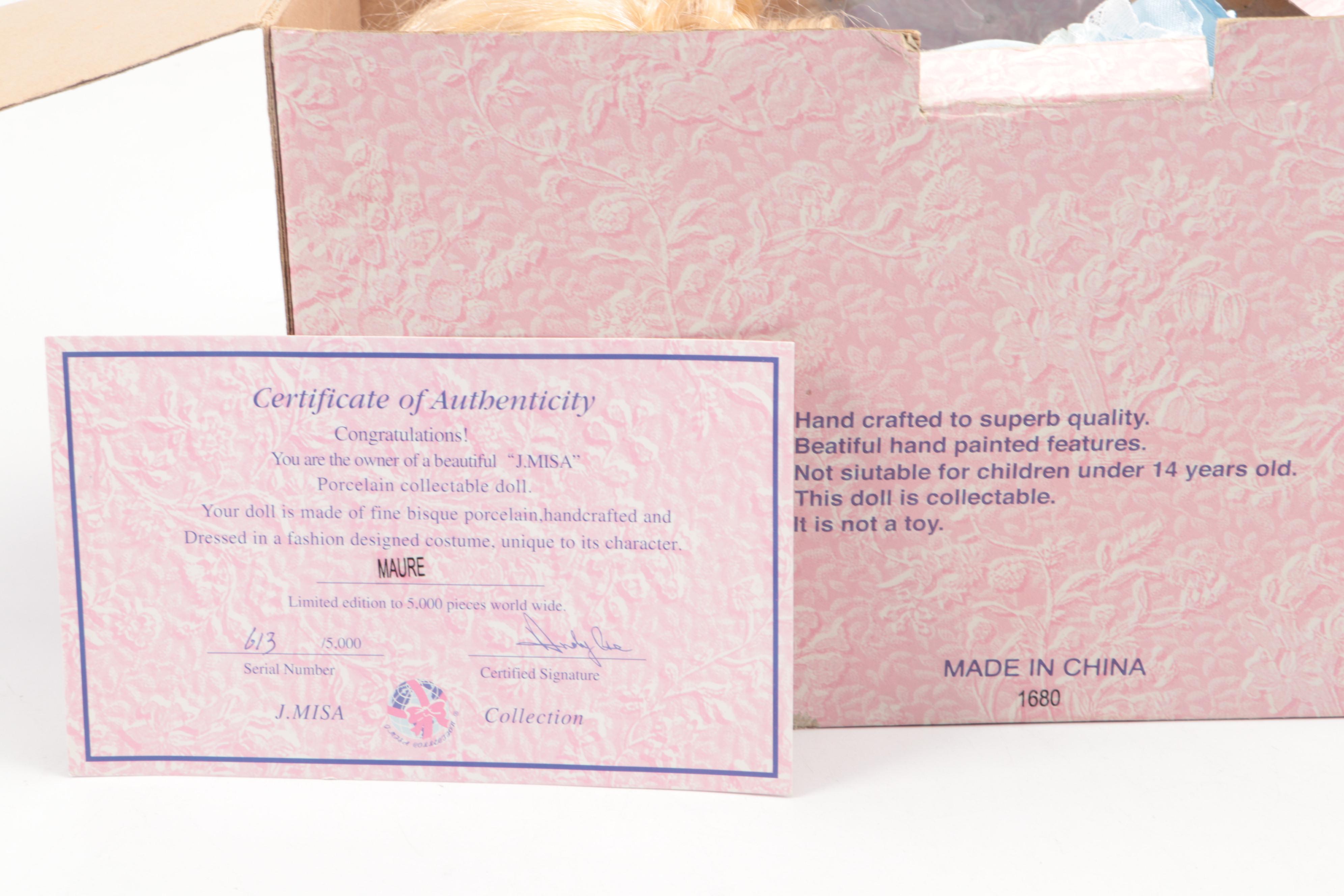 Heritage Signature Collection "Birthday Girl Jennie" with Other Porcelain Dolls