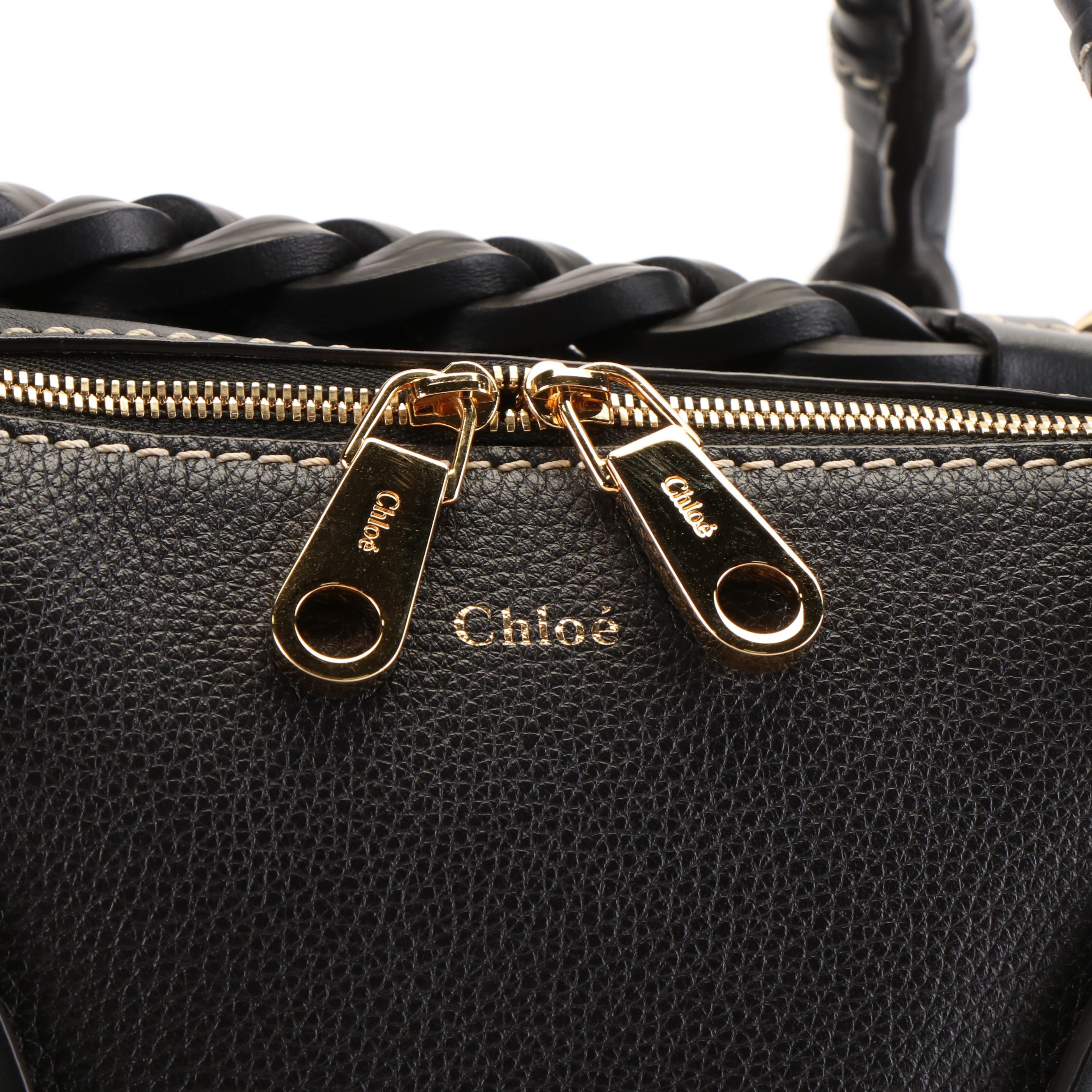 Chloé  Daria Pebbled Leather Shoulder Bag
