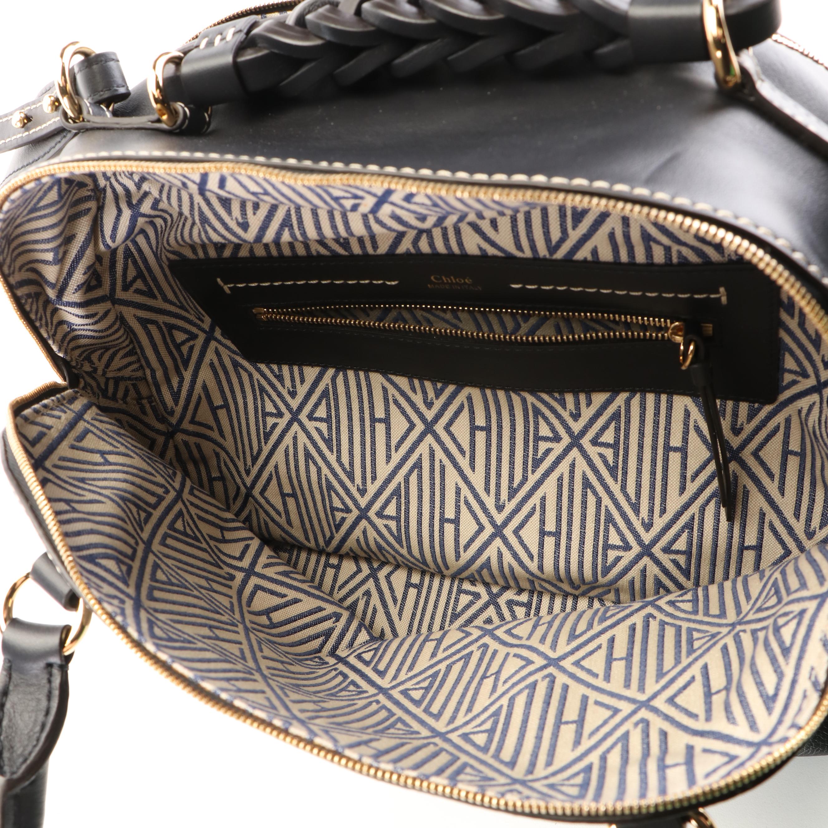 Chloé  Daria Pebbled Leather Shoulder Bag