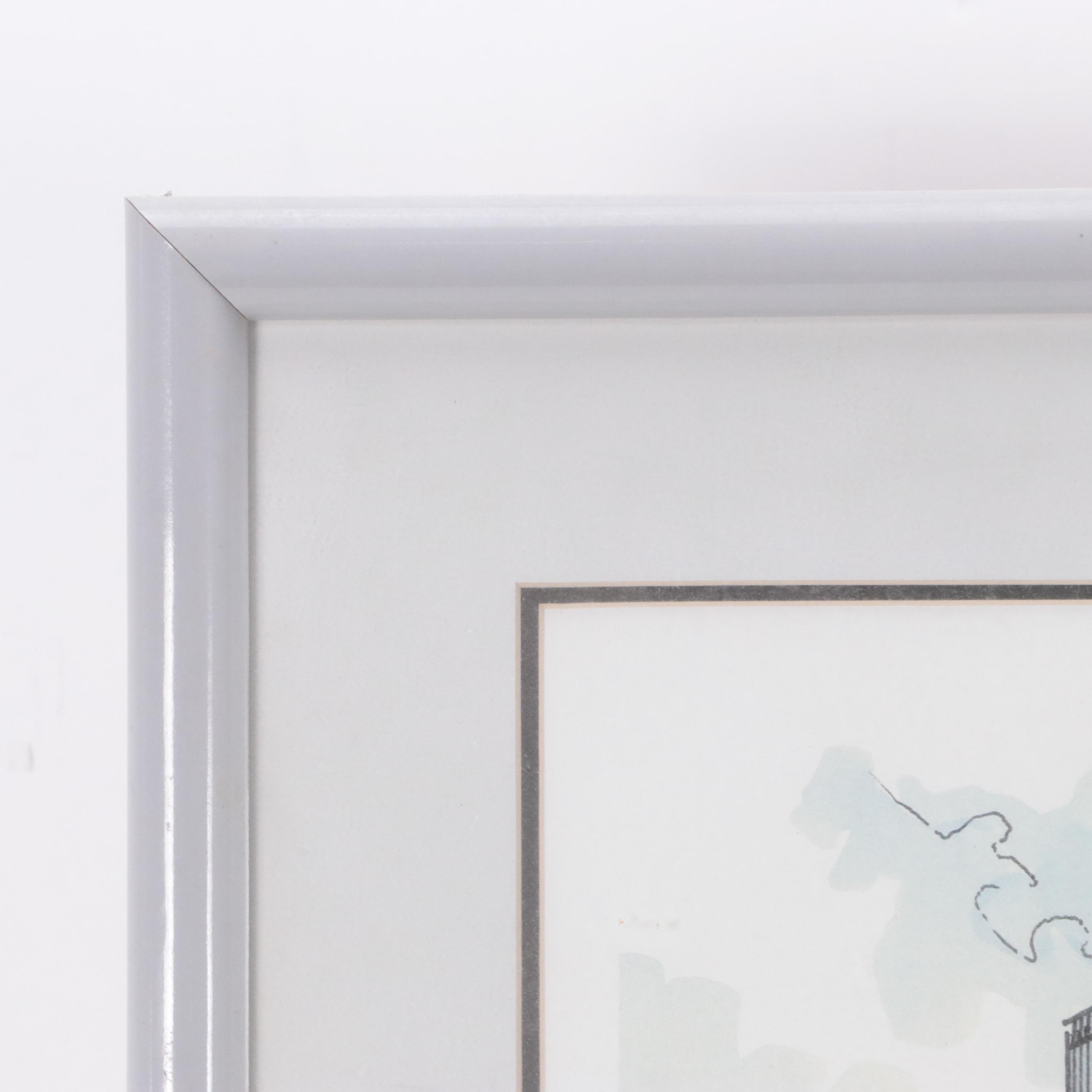 James Conner Offset Lithograph "Cincinnati"