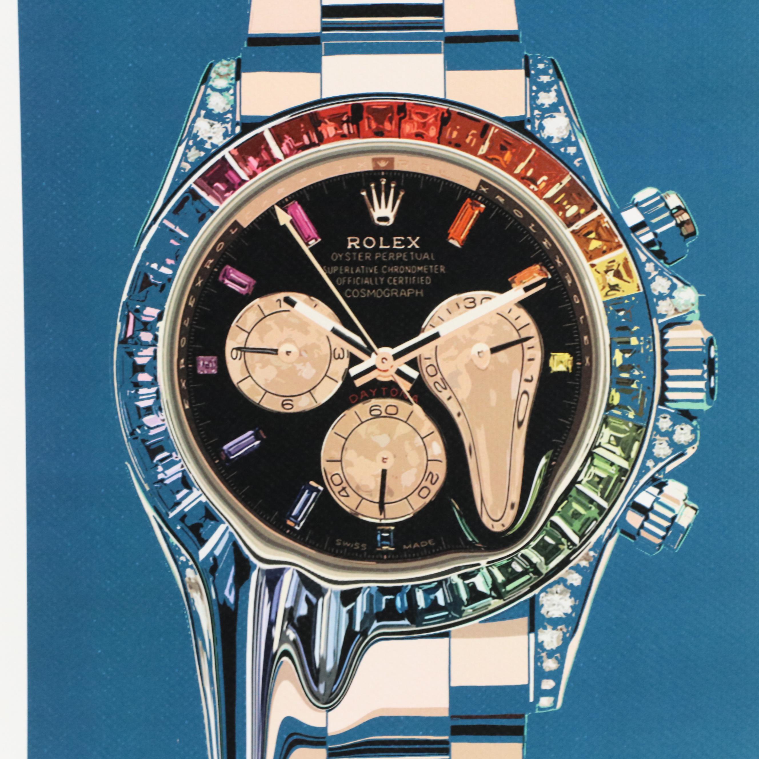 Death NYC Pop Art Graphic Print Featuring Rolex, 2023