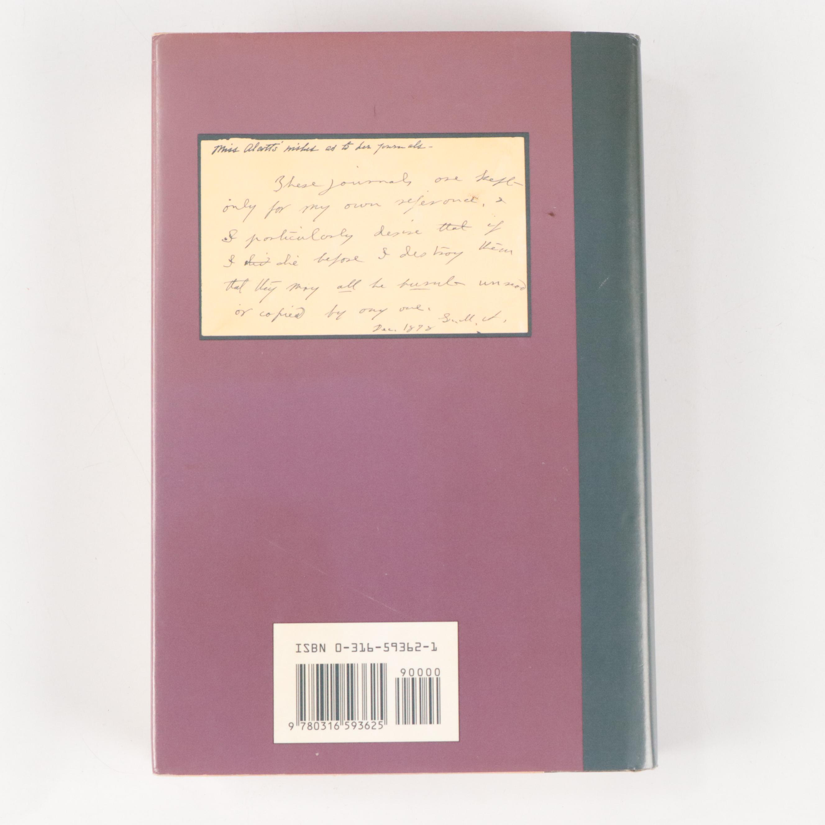 First Edition "The Journals of Louisa May Alcott" Novels & Illustrated Books