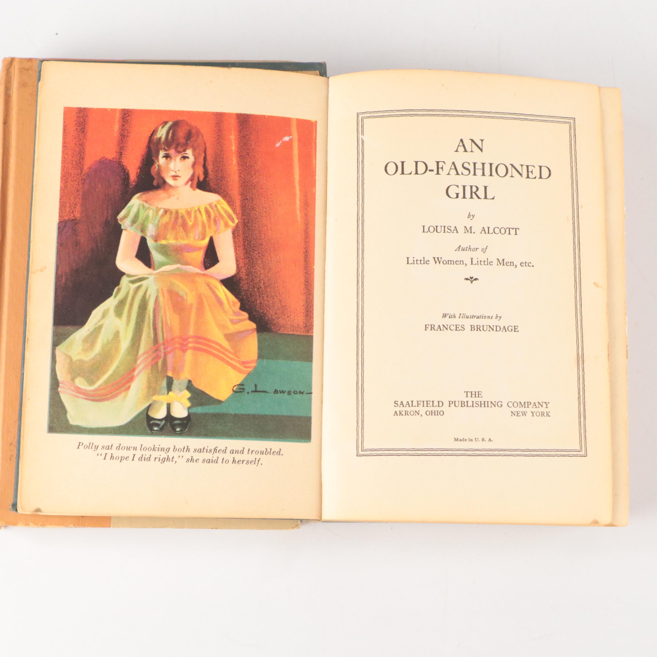 First Edition "The Journals of Louisa May Alcott" Novels & Illustrated Books