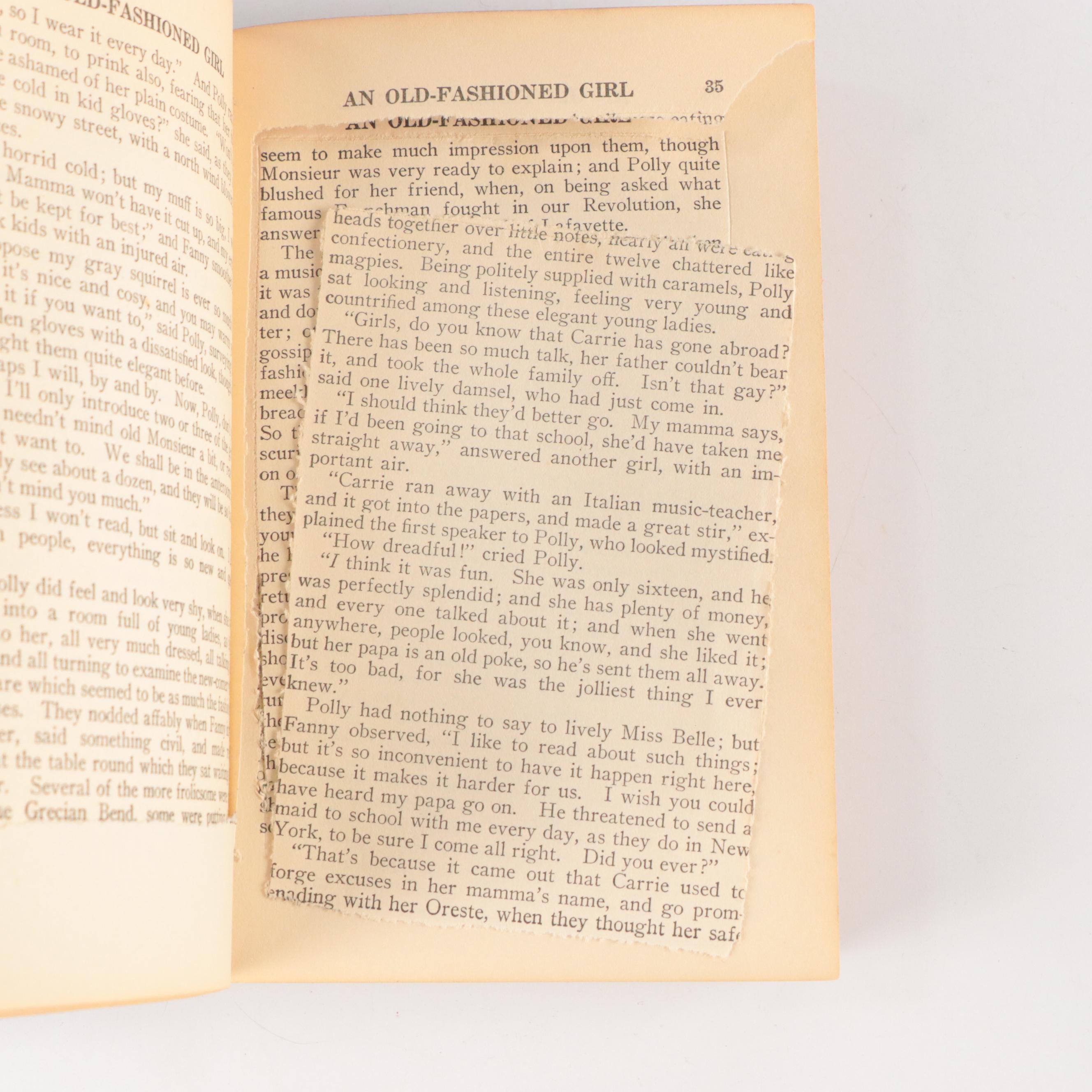 First Edition "The Journals of Louisa May Alcott" Novels & Illustrated Books