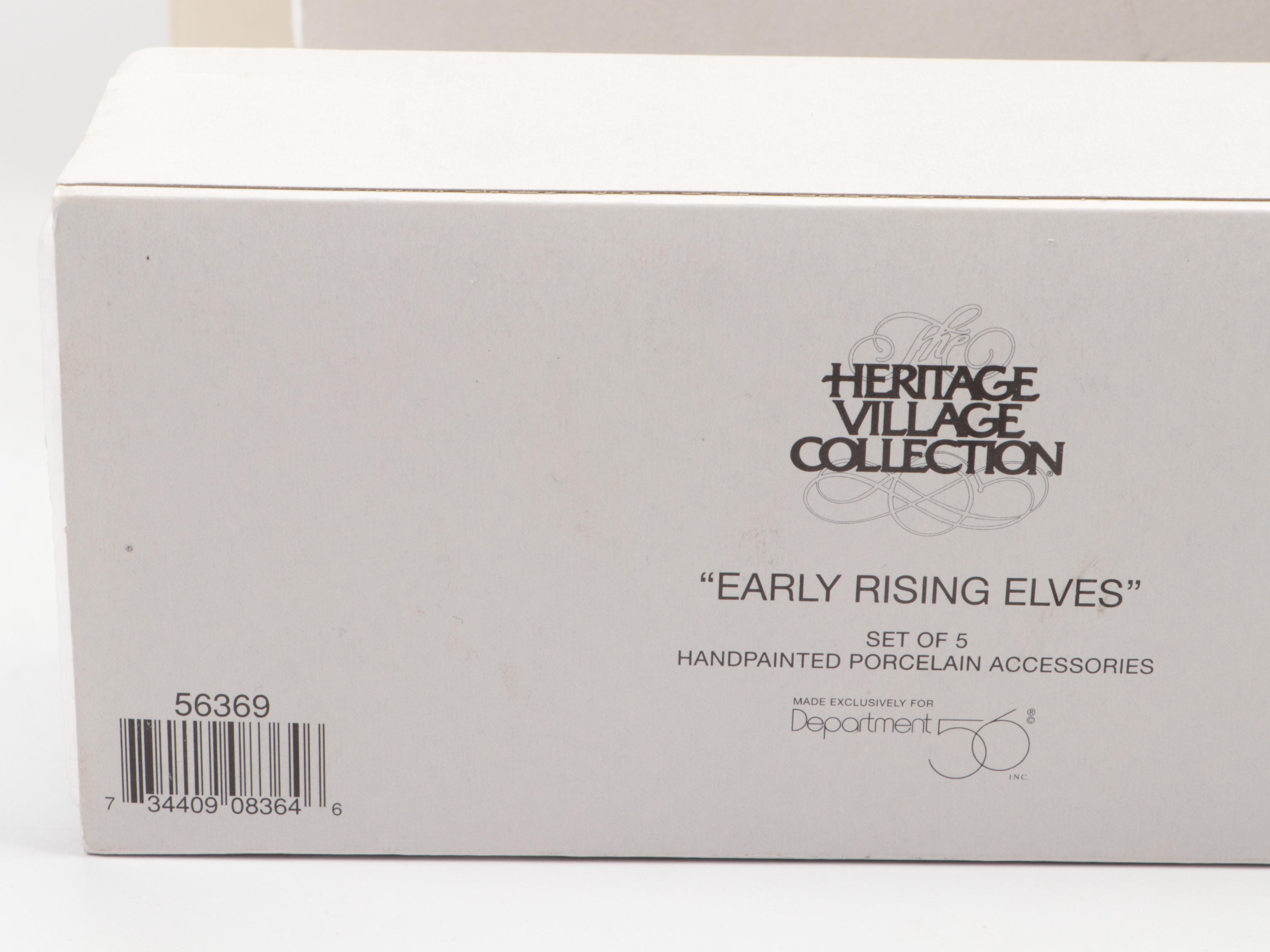 Department 56 Christmas Bread Bakers, Other Porcelain Christmas Village Pieces