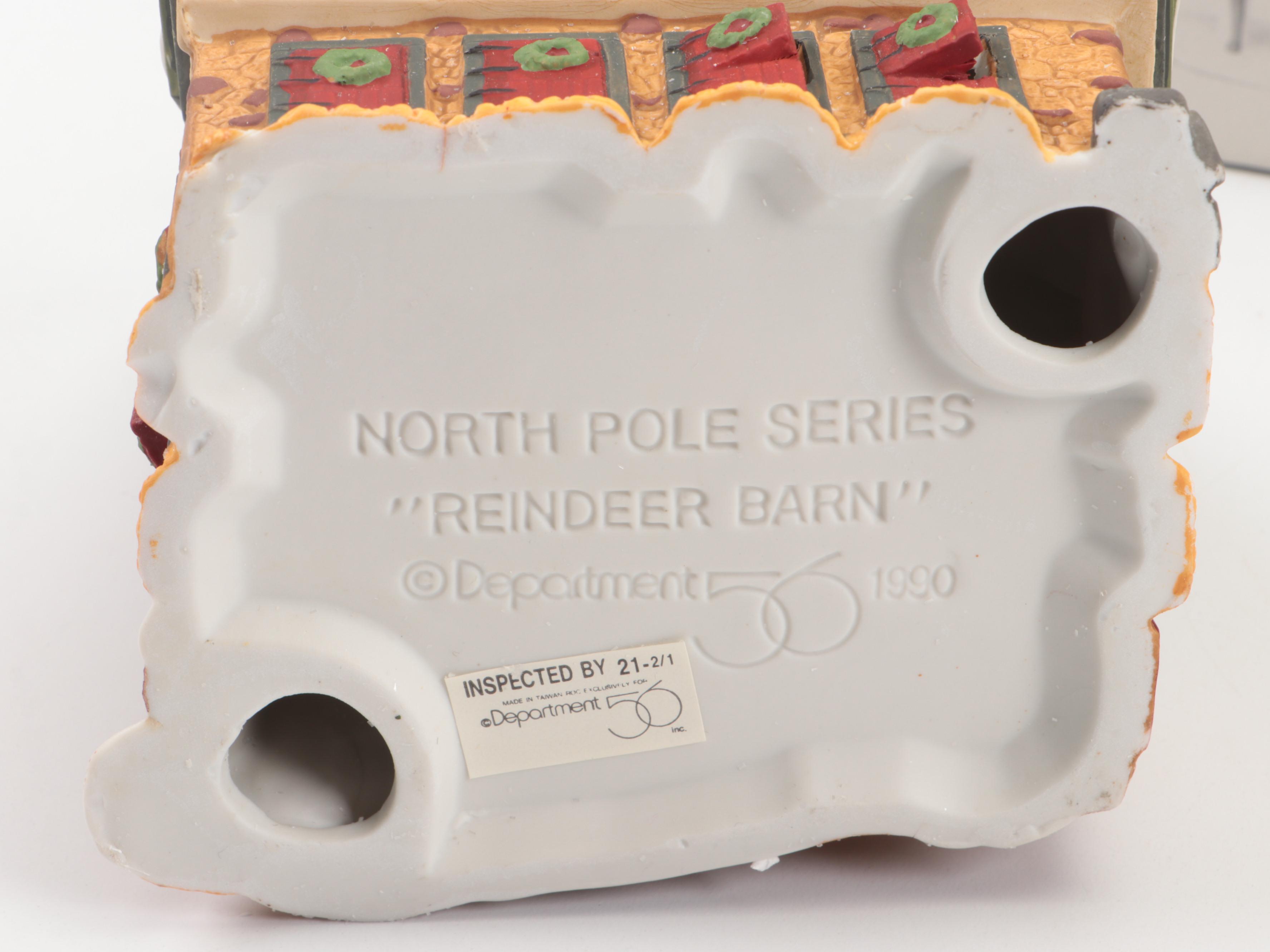 Department 56 Christmas Bread Bakers, Other Porcelain Christmas Village Pieces