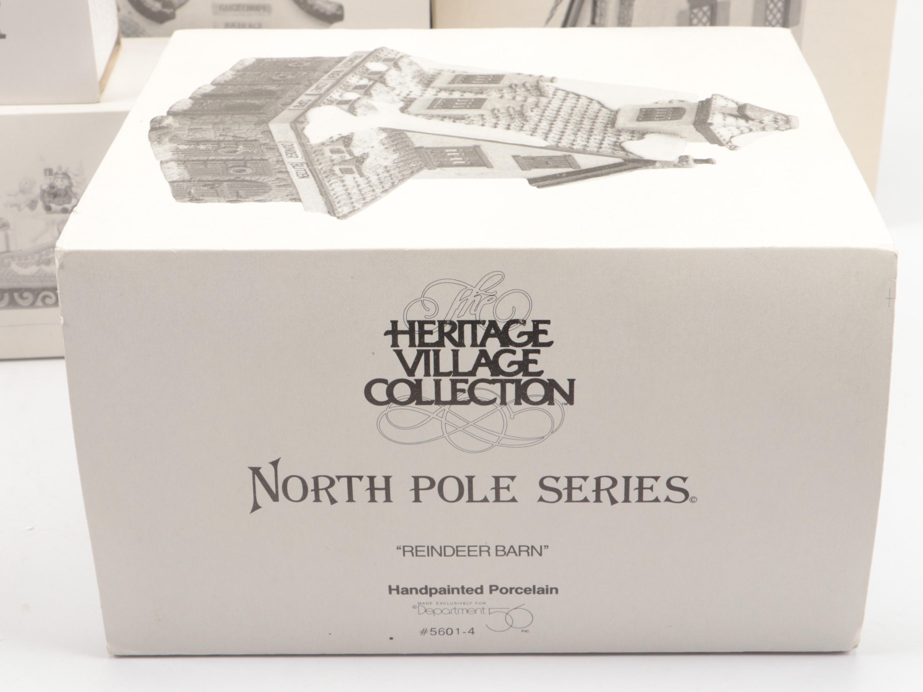 Department 56 Christmas Bread Bakers, Other Porcelain Christmas Village Pieces