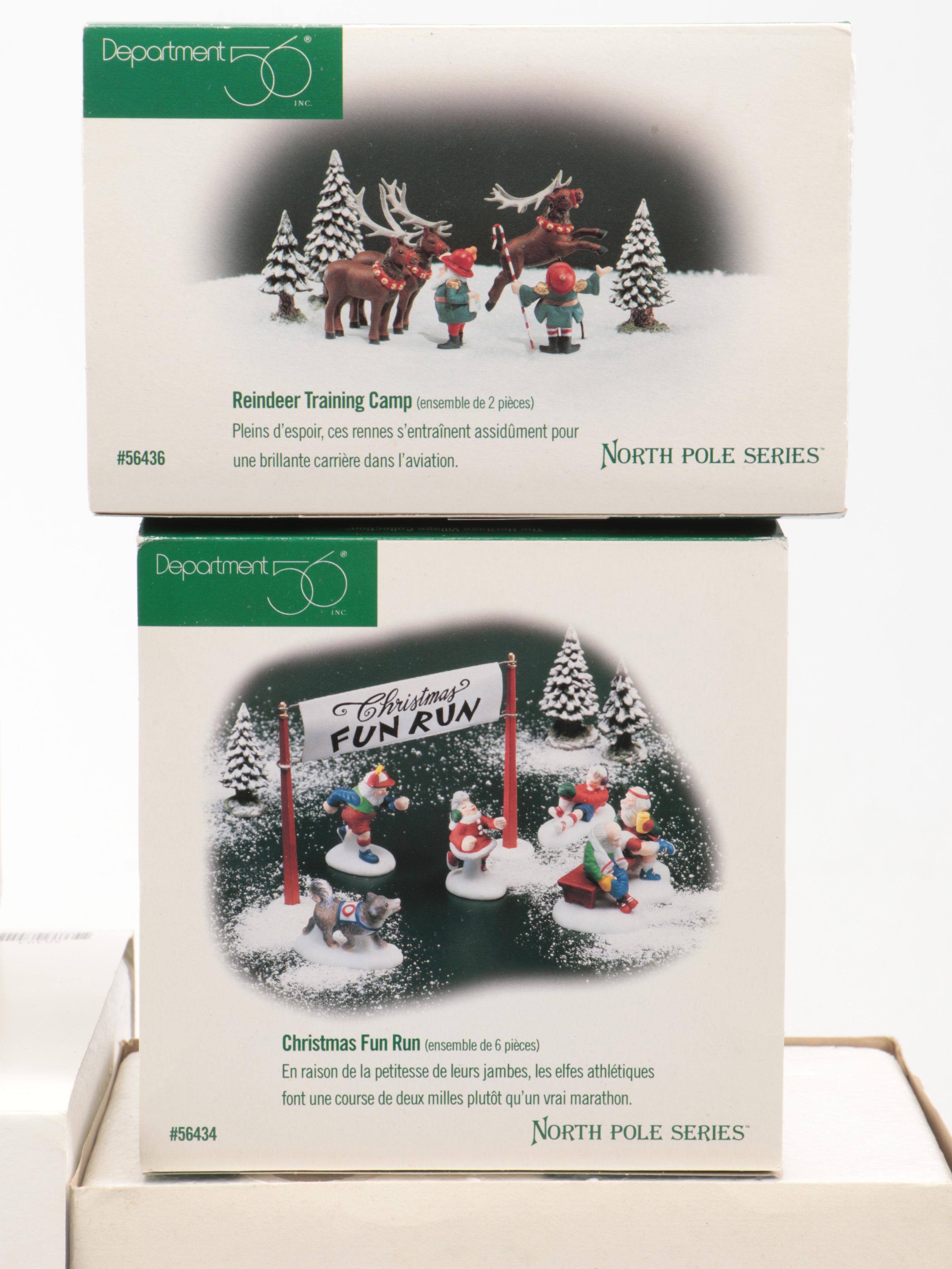 Department 56 Christmas Bread Bakers, Other Porcelain Christmas Village Pieces