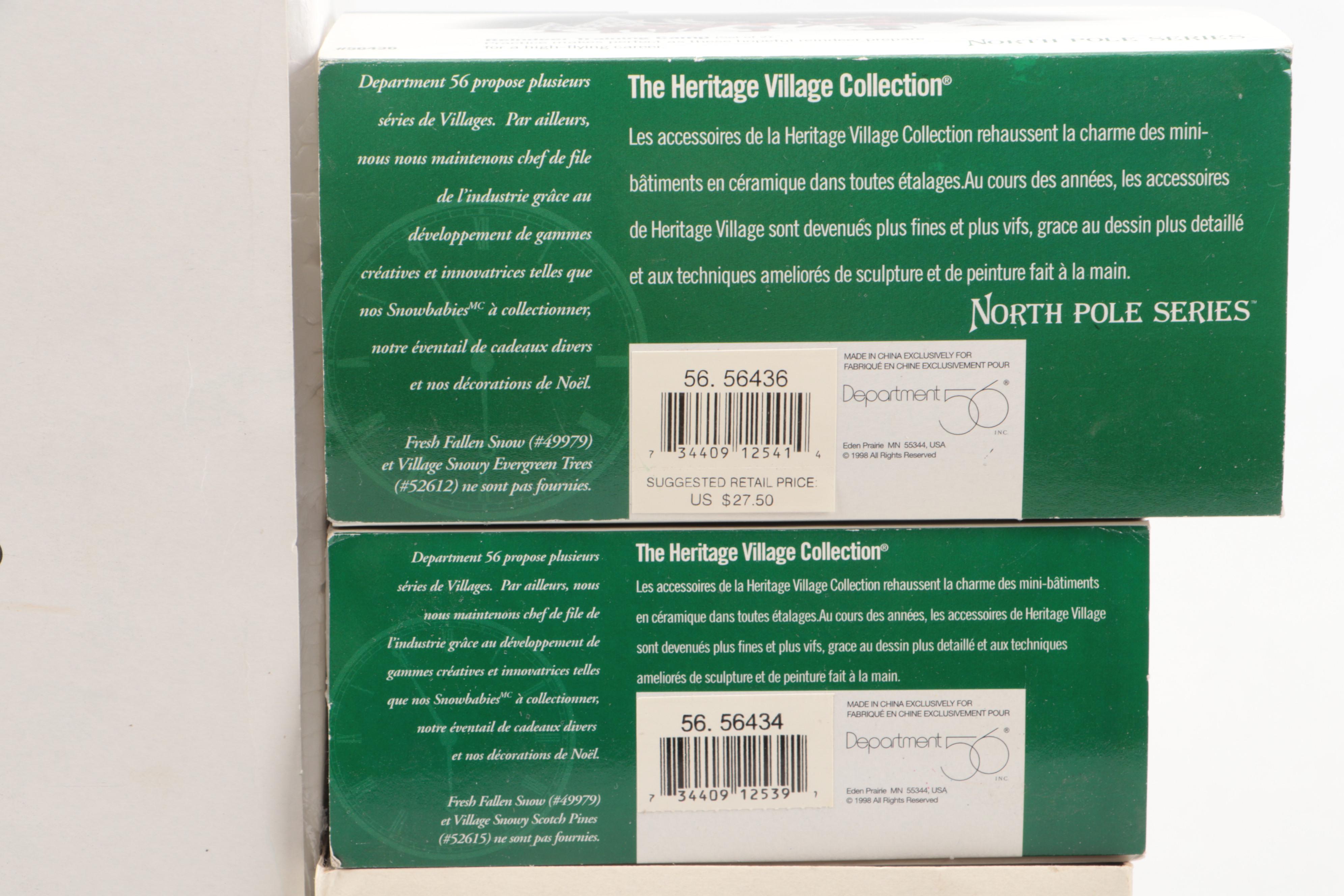 Department 56 Christmas Bread Bakers, Other Porcelain Christmas Village Pieces