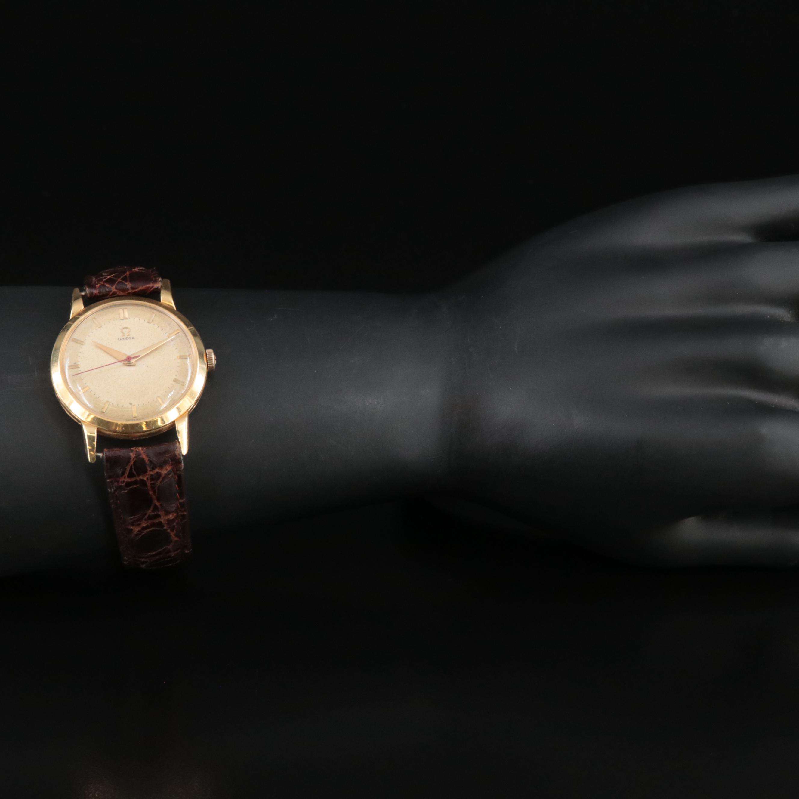 Vintage Omega 2686 18K Gold Watch