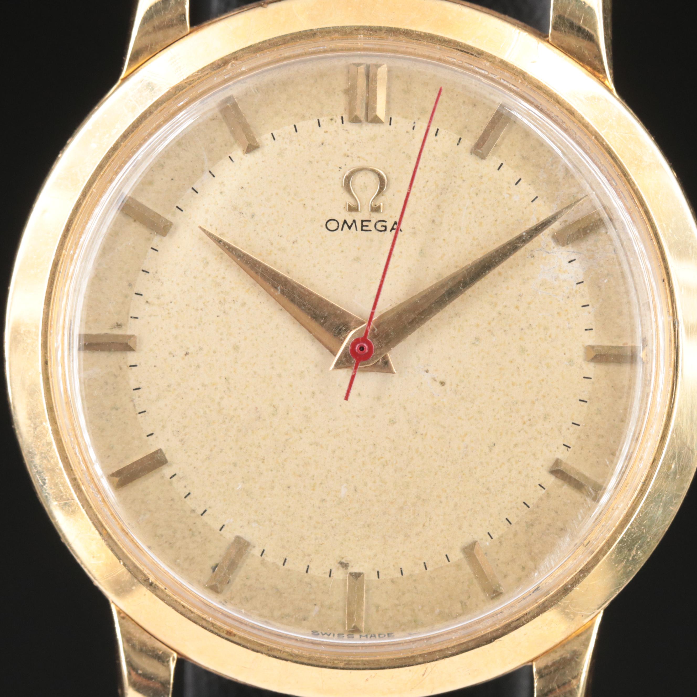 Vintage Omega 2686 18K Gold Watch