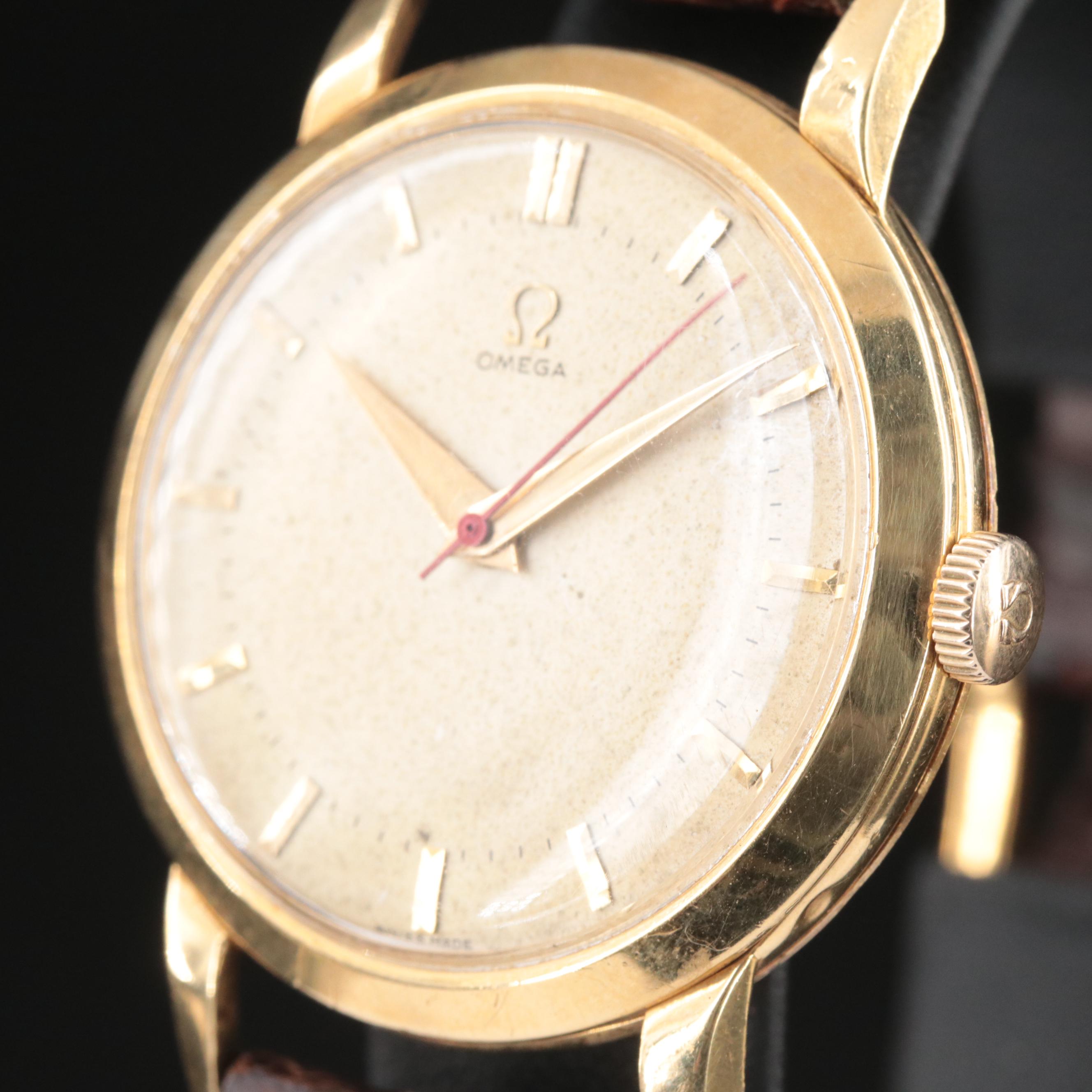 Vintage Omega 2686 18K Gold Watch