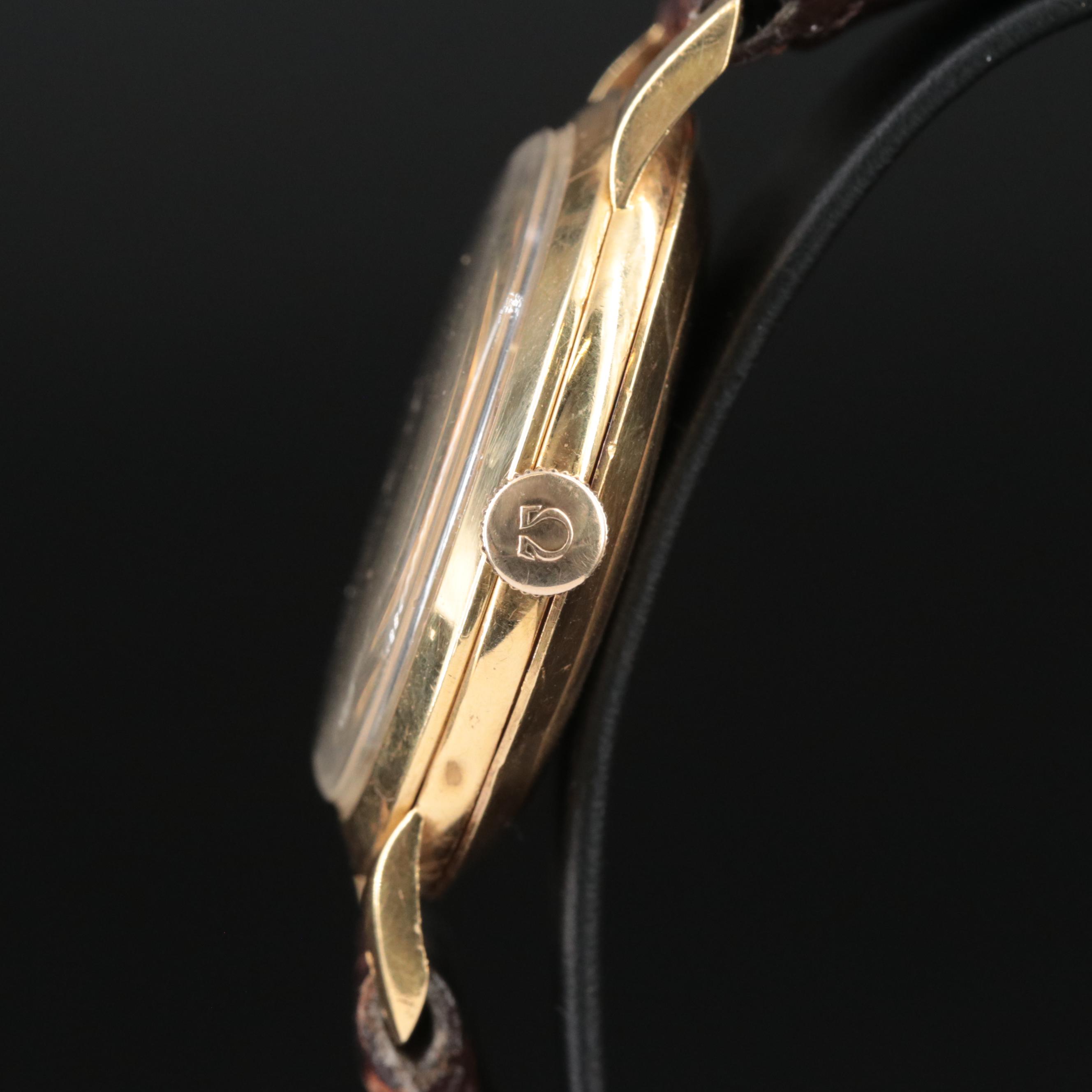 Vintage Omega 2686 18K Gold Watch