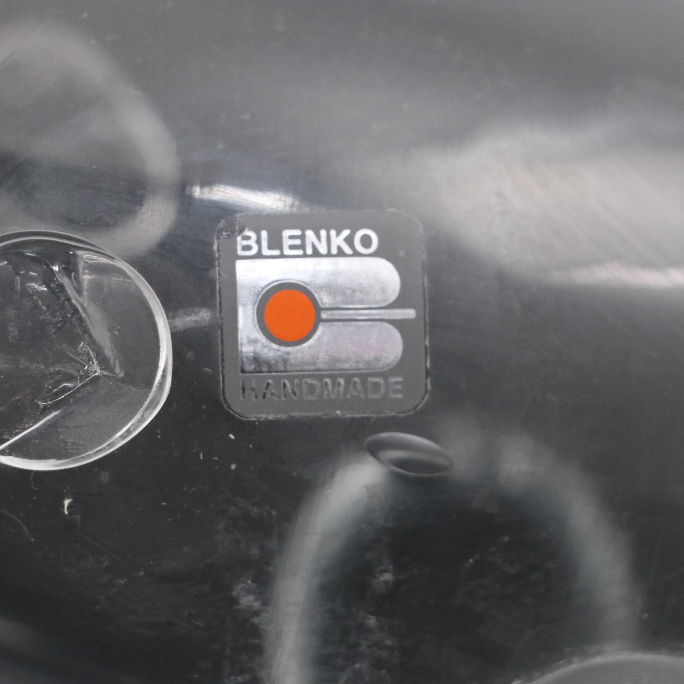 Blenko Handmade Glass Figural Fish Vase, Mid-20th Century