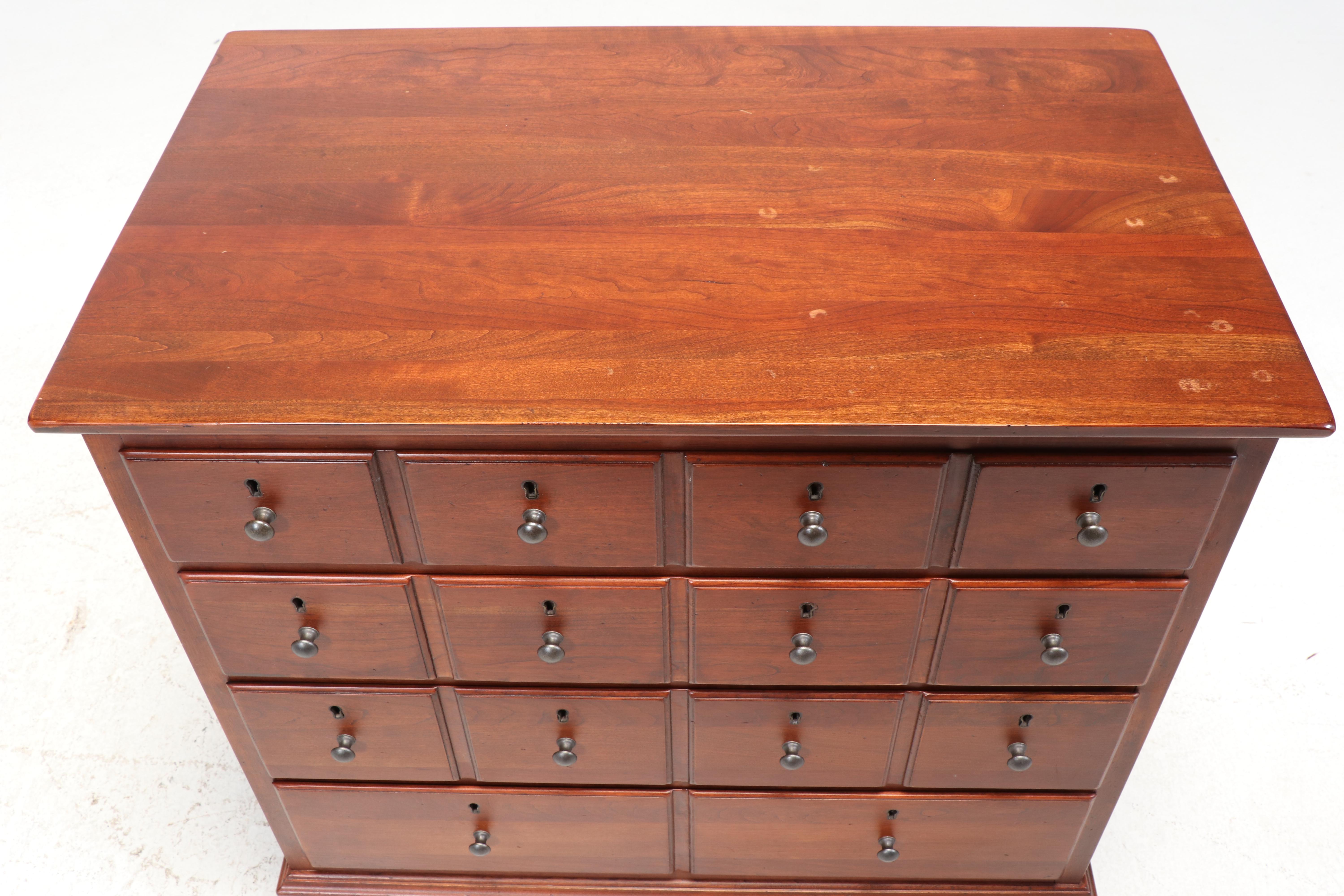 Bob Timberlake for Lexington Cherry Apothecary Cabinet Style Bedside Chest
