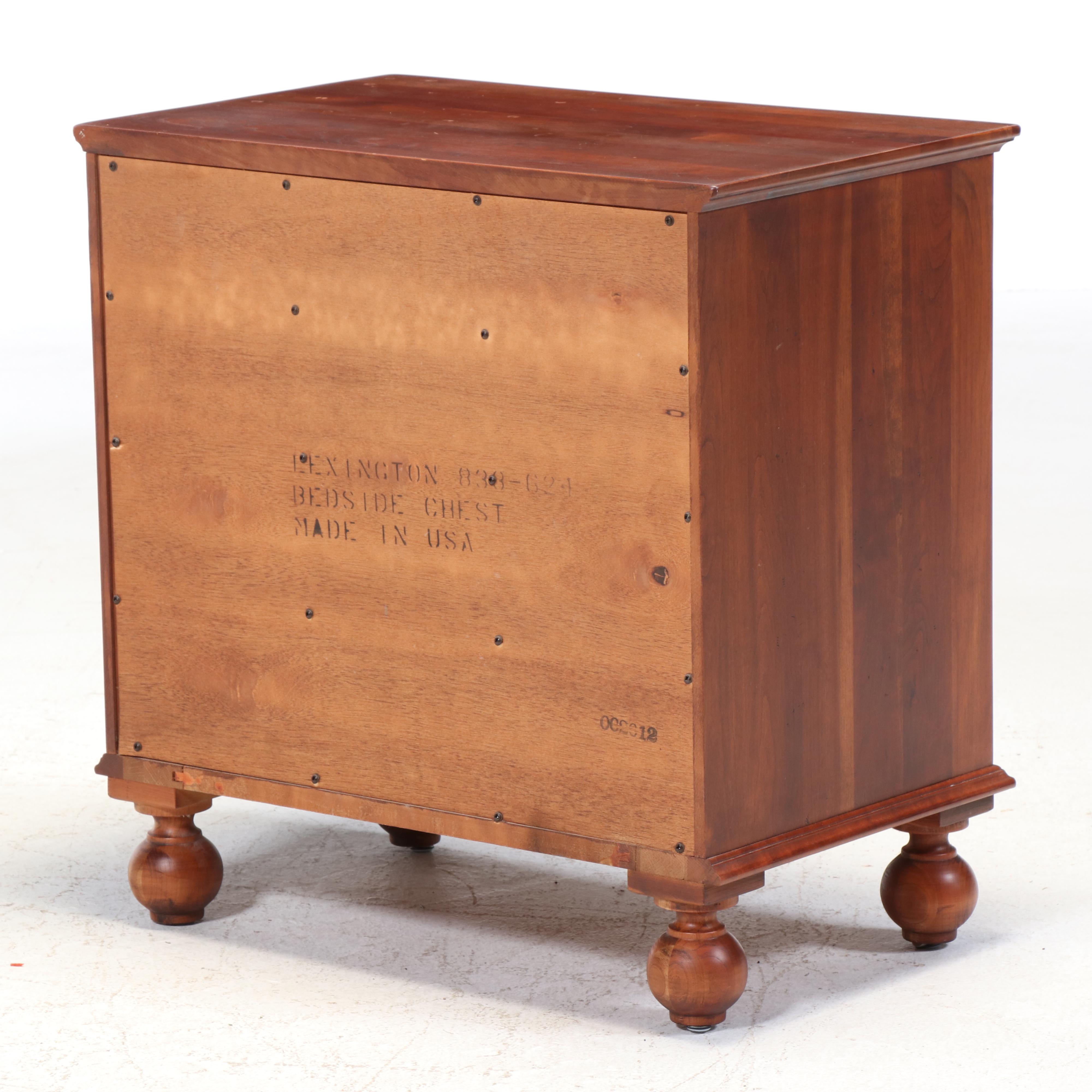 Bob Timberlake for Lexington Cherry Apothecary Cabinet Style Bedside Chest