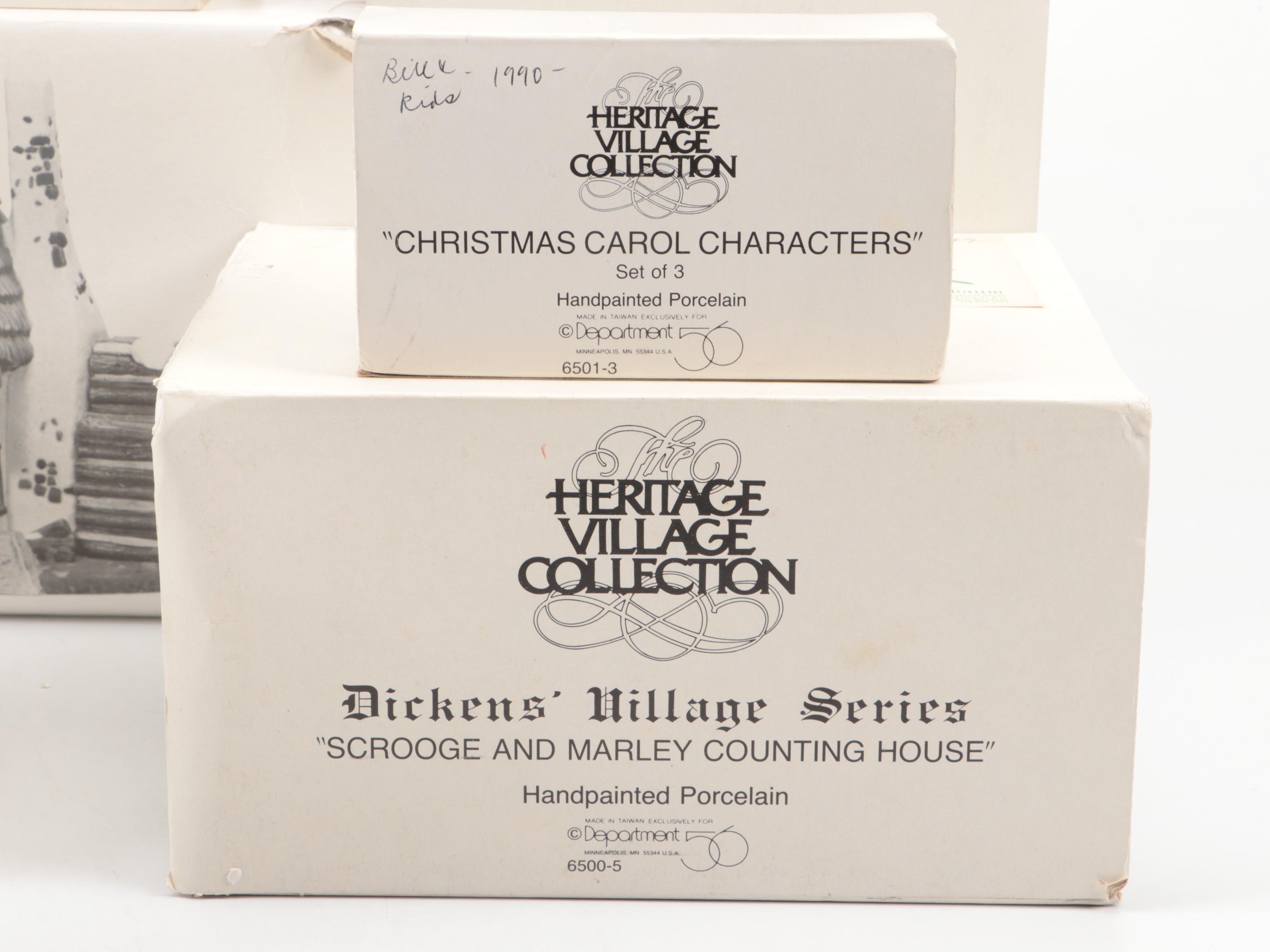 Department 56 Fezziwig's Warehouse and More Dickens' Village Series Buildings