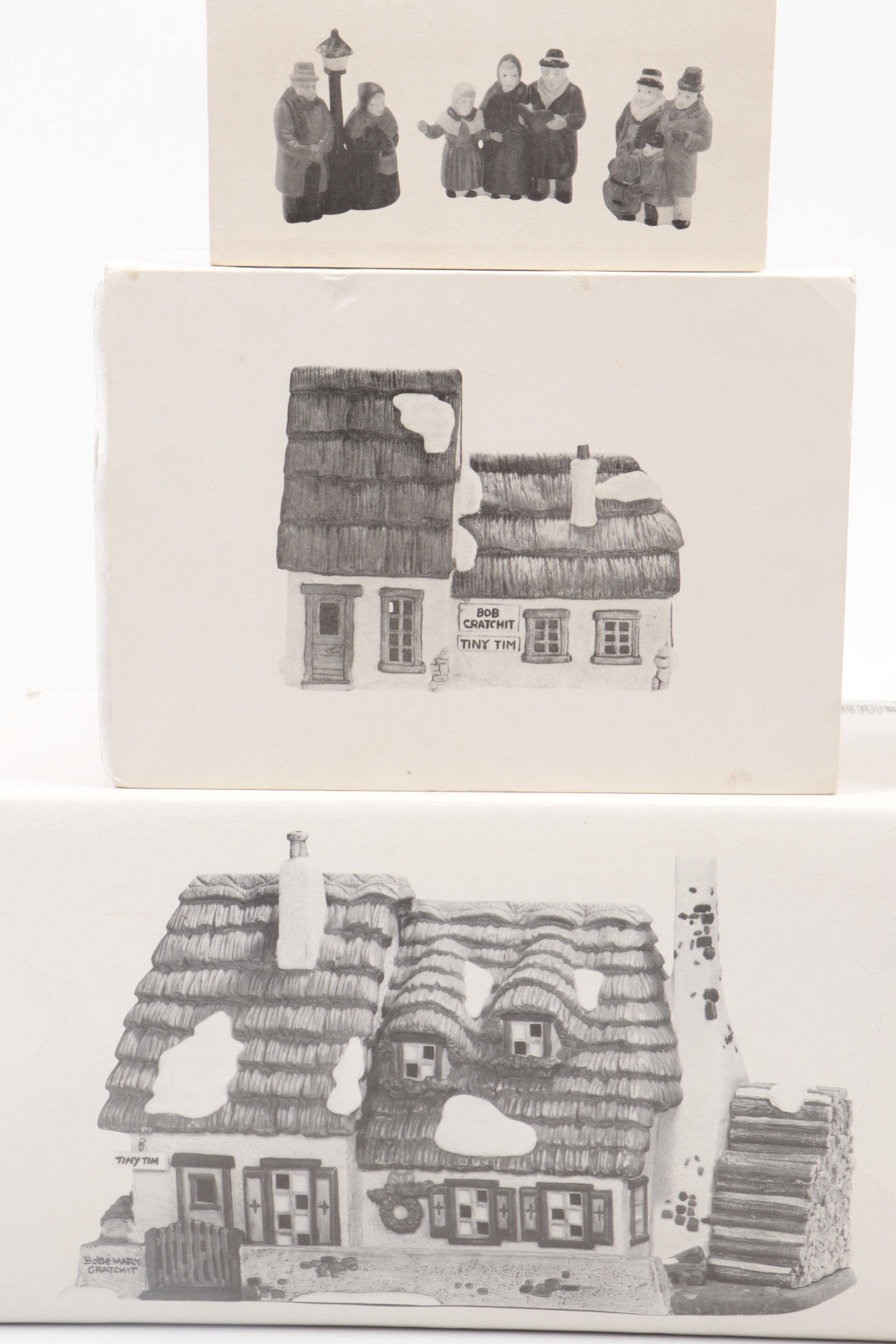 Department 56 Fezziwig's Warehouse and More Dickens' Village Series Buildings