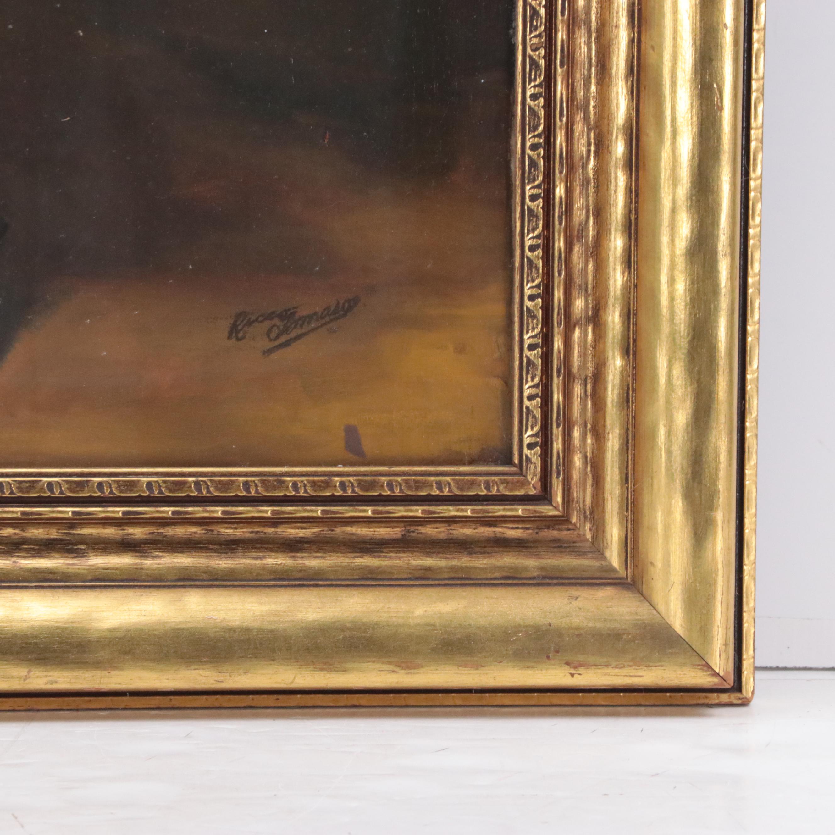 Rico Tomaso Portrait Oil Painting of Man