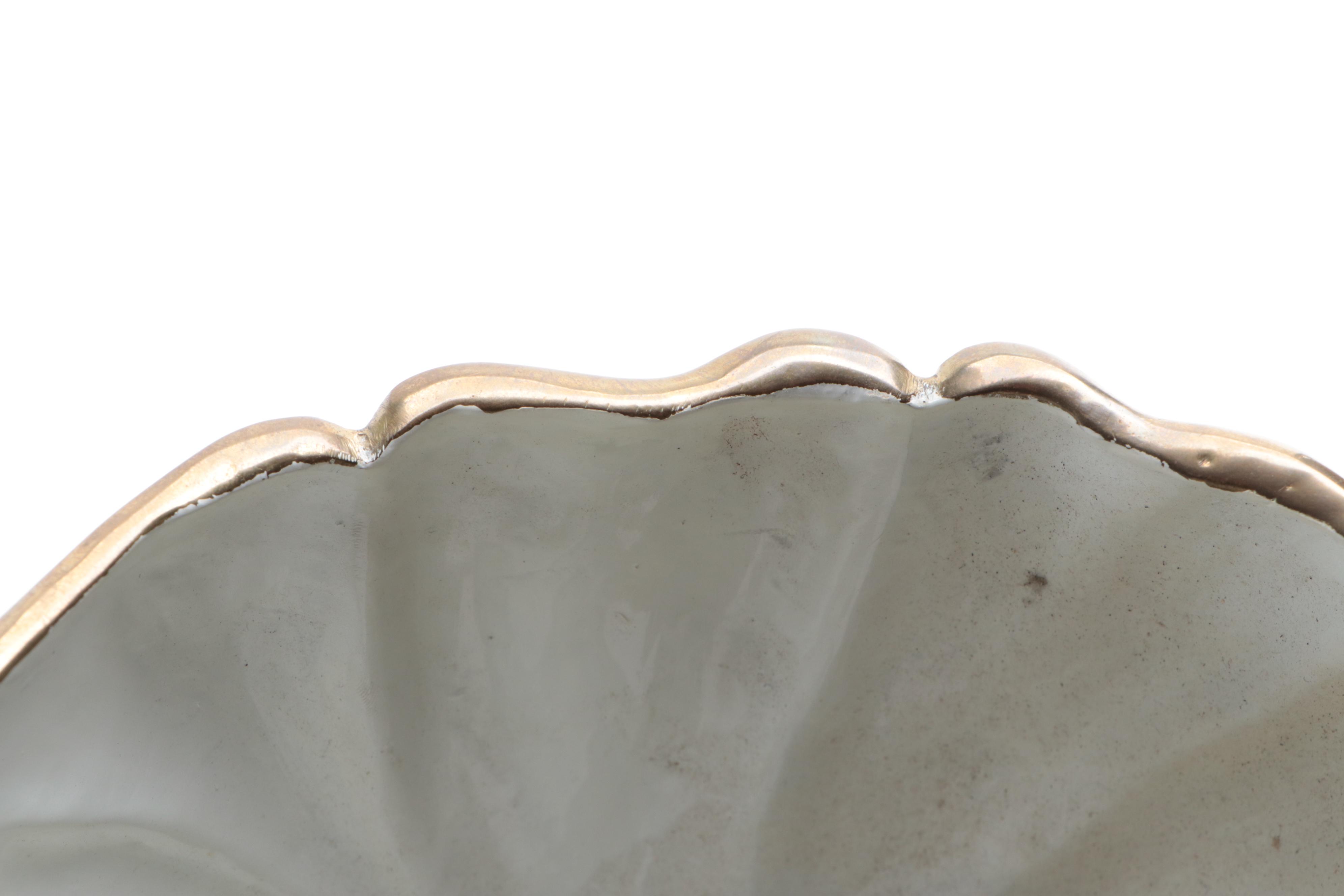 Chapman Brass Seashell Table Lamps, Late 20th Century