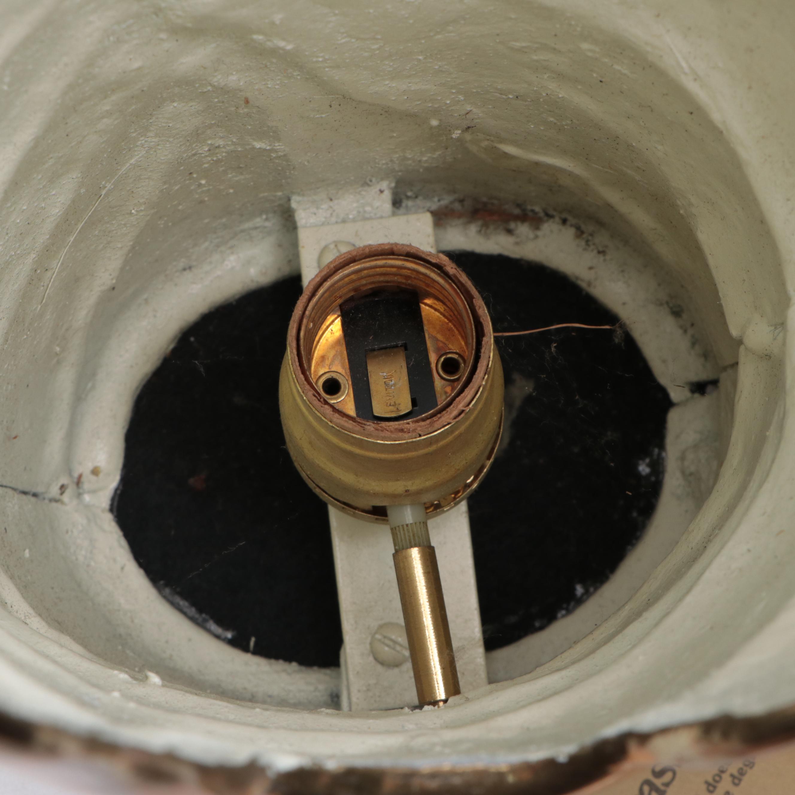 Chapman Brass Seashell Table Lamps, Late 20th Century