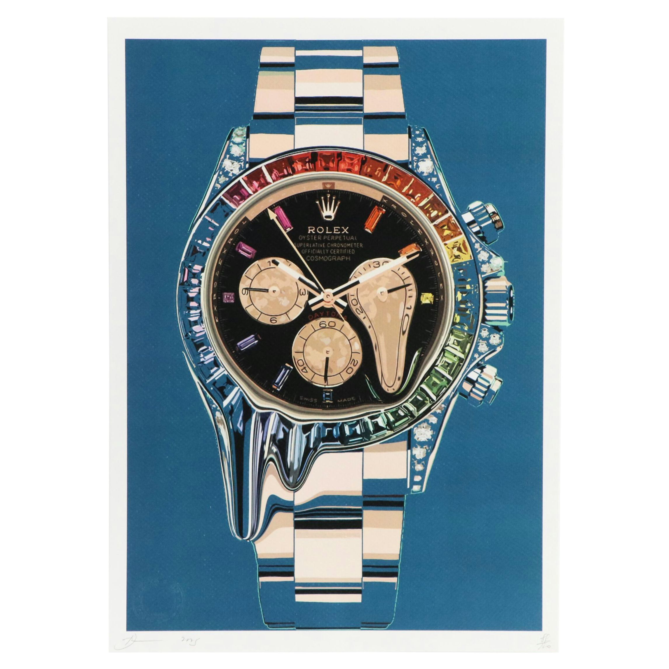 Death NYC Pop Art Graphic Print Featuring Rolex, 2023