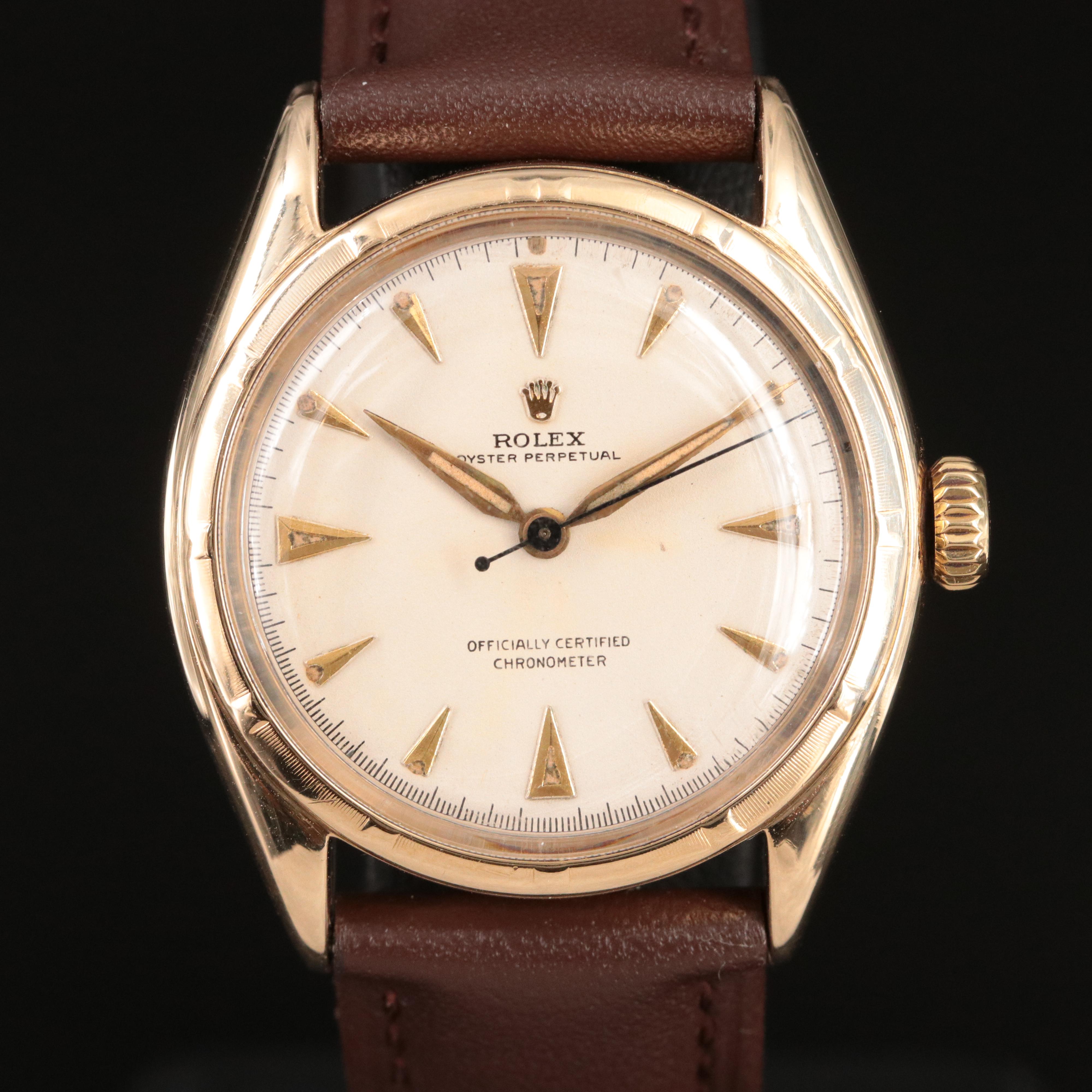 Vintage Rolex Oyster Perpetual 14K Watch