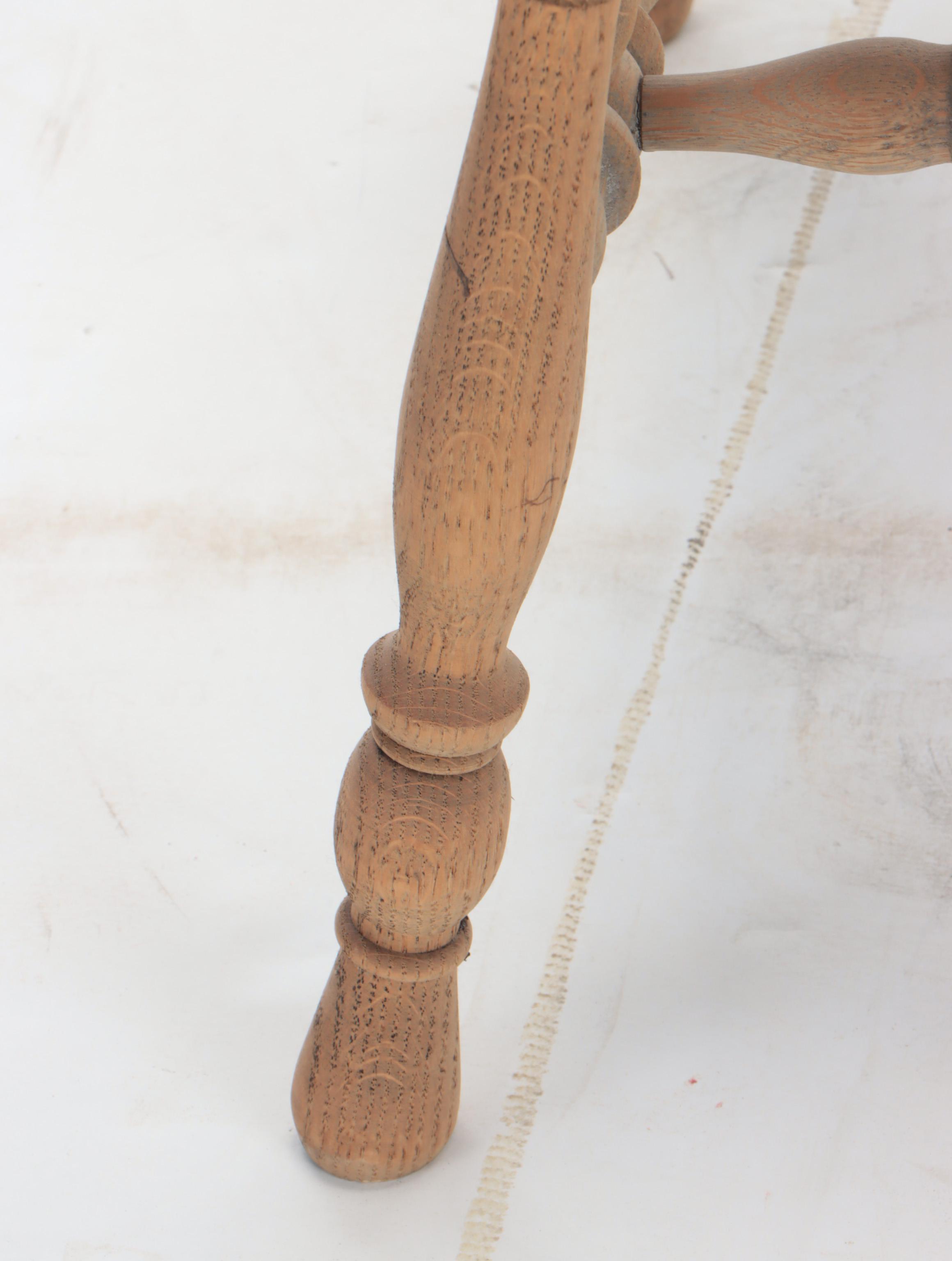 Renaissance Revival Style Carved Oak Northwind Face Savonarola Chair