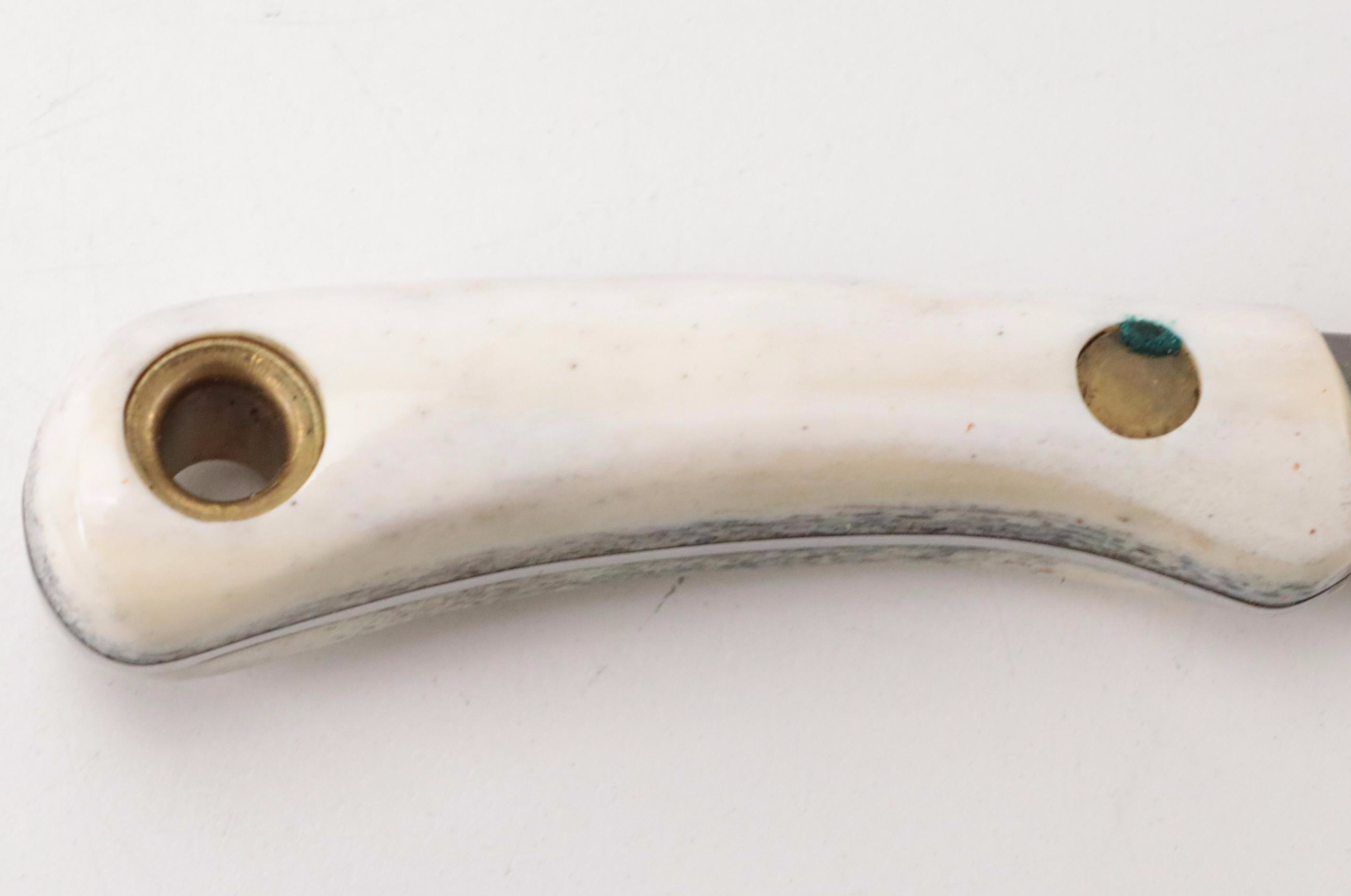 Knives of Alaska "Cub Bear" and "Jaeger Boning Knife" Bone Handled Knife Set