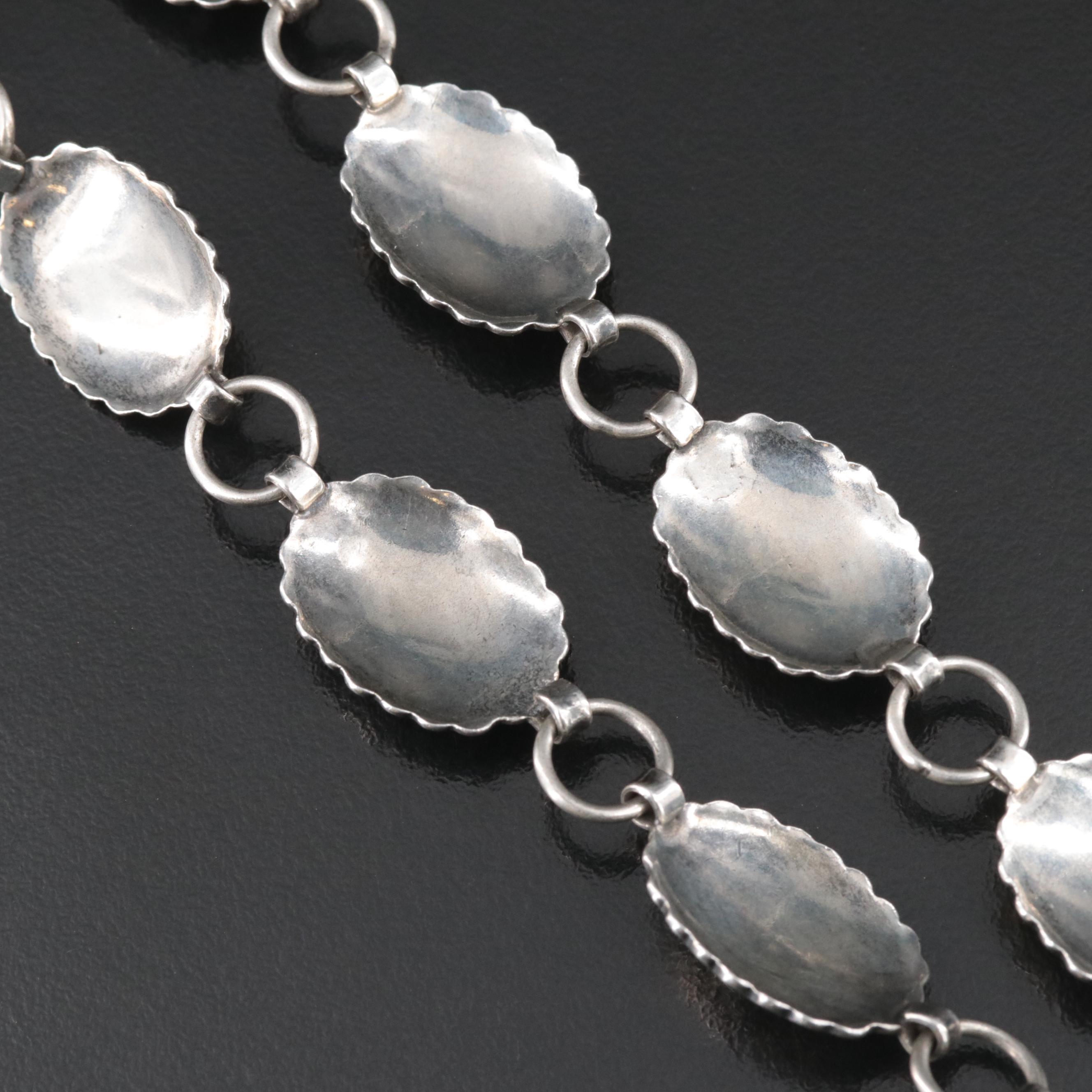 Sterling Silver Turquoise Concho Belt