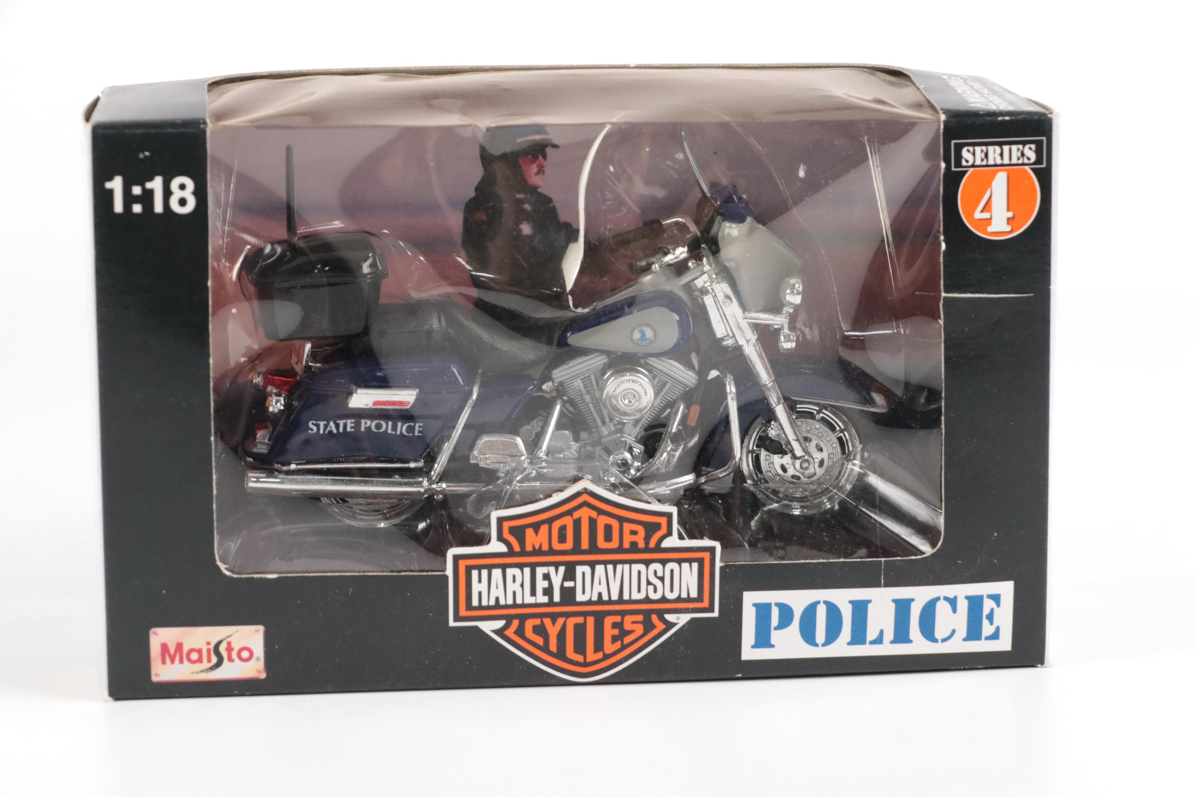Maisto "Virginia State Police" and More Diecast Harley-Davidson Motorcycles
