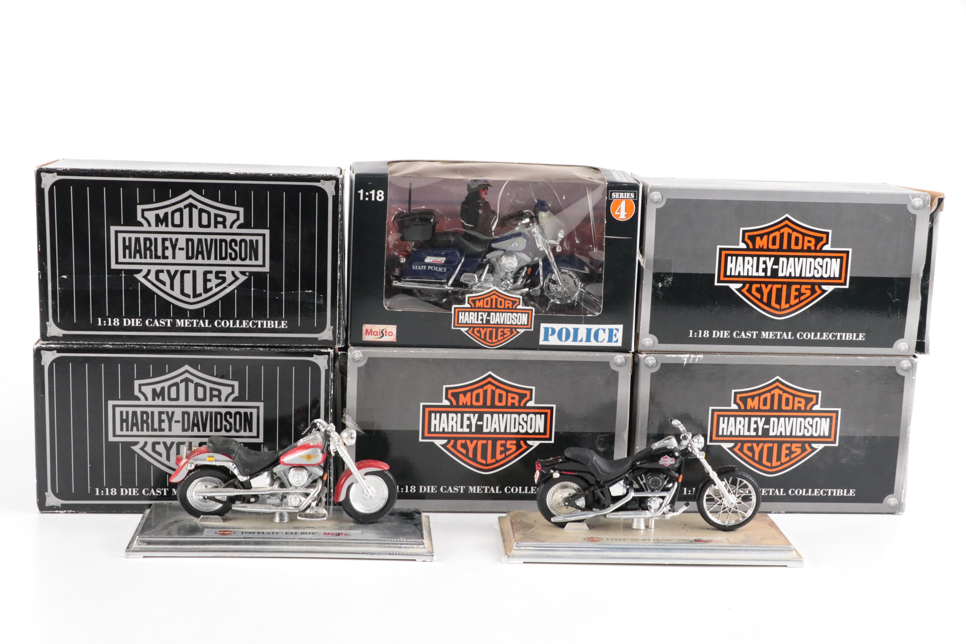 Maisto "Virginia State Police" and More Diecast Harley-Davidson Motorcycles