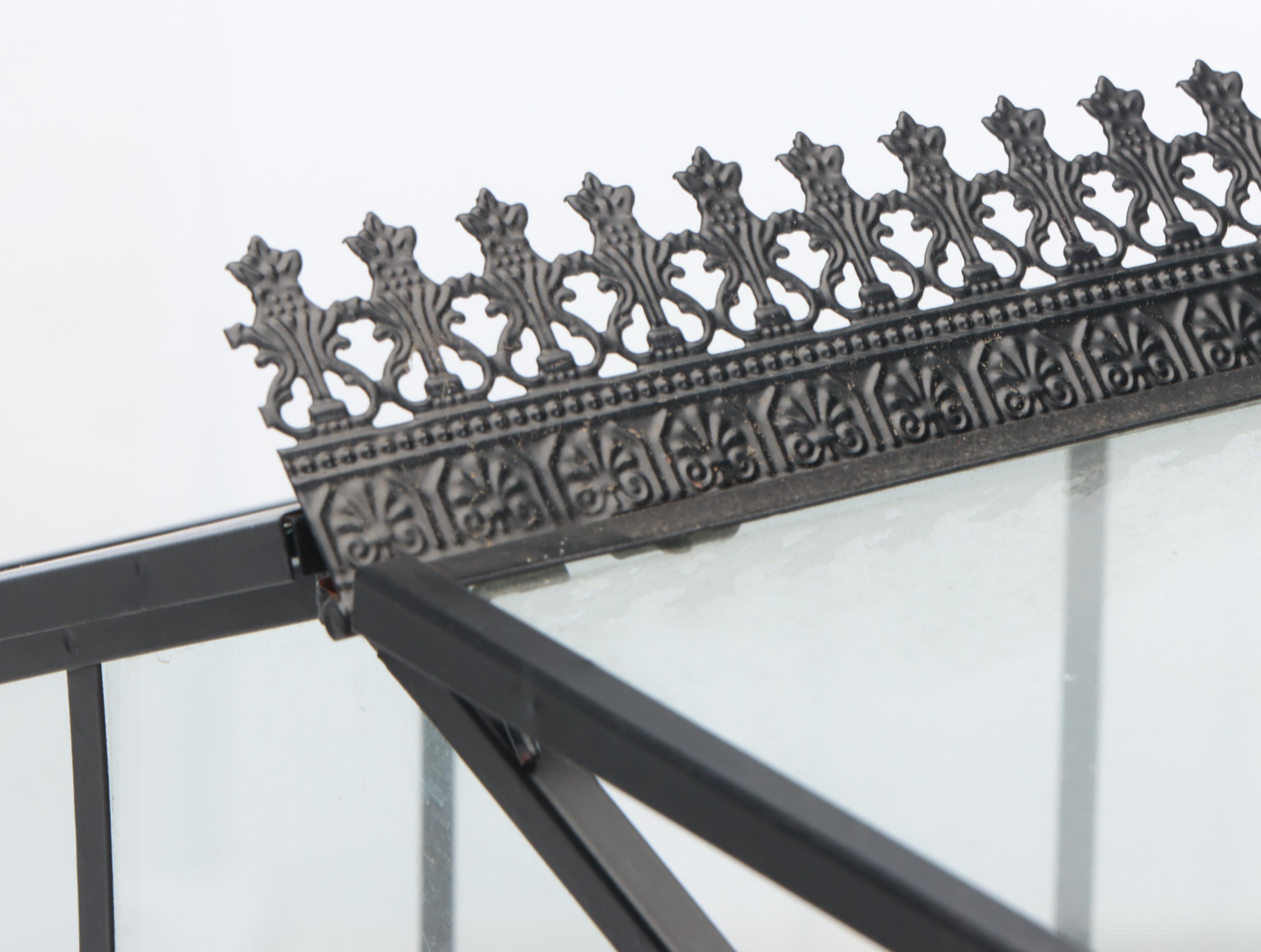 Victorian Style Metal Tabletop Terrarium