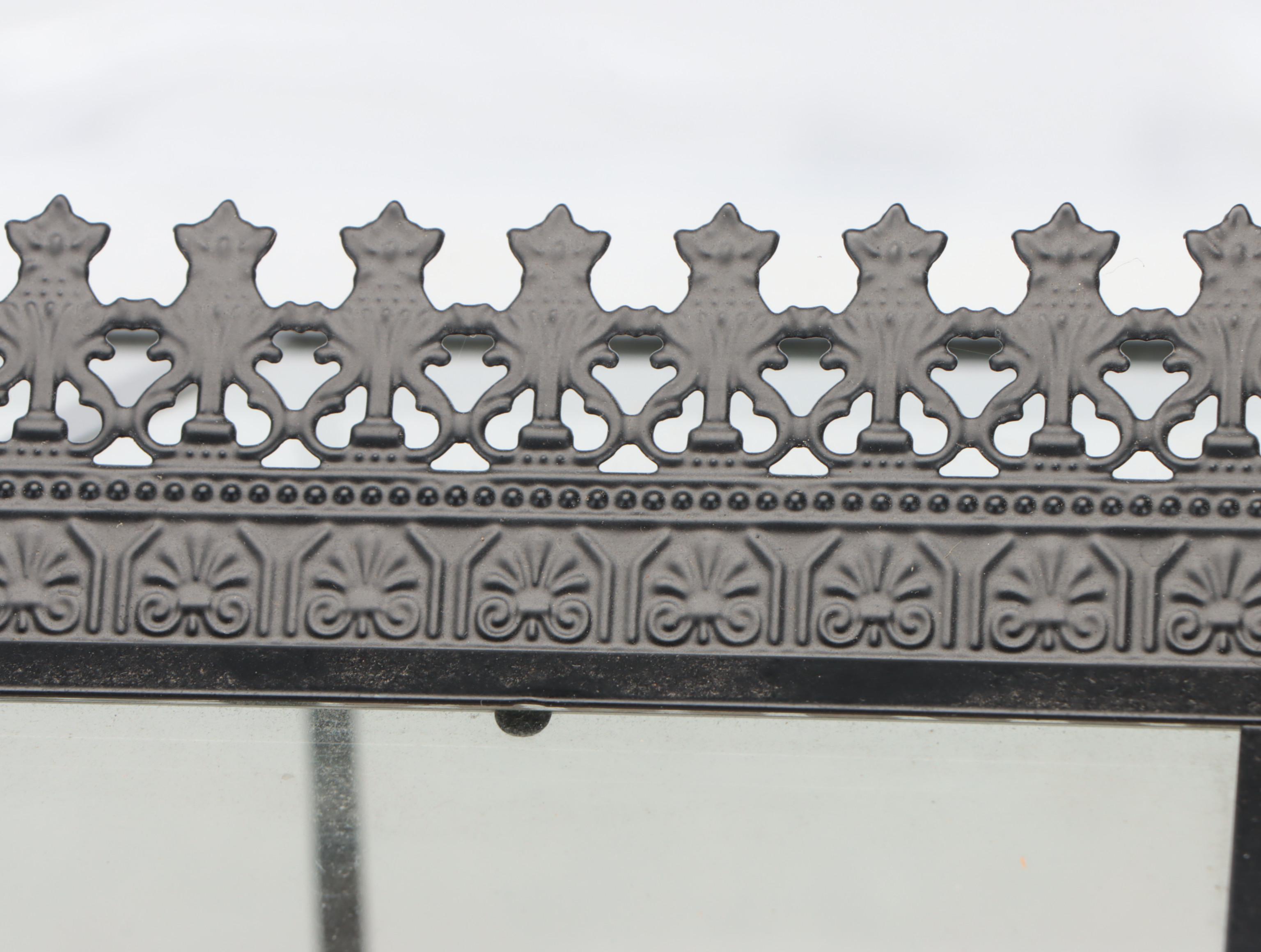 Victorian Style Metal Tabletop Terrarium