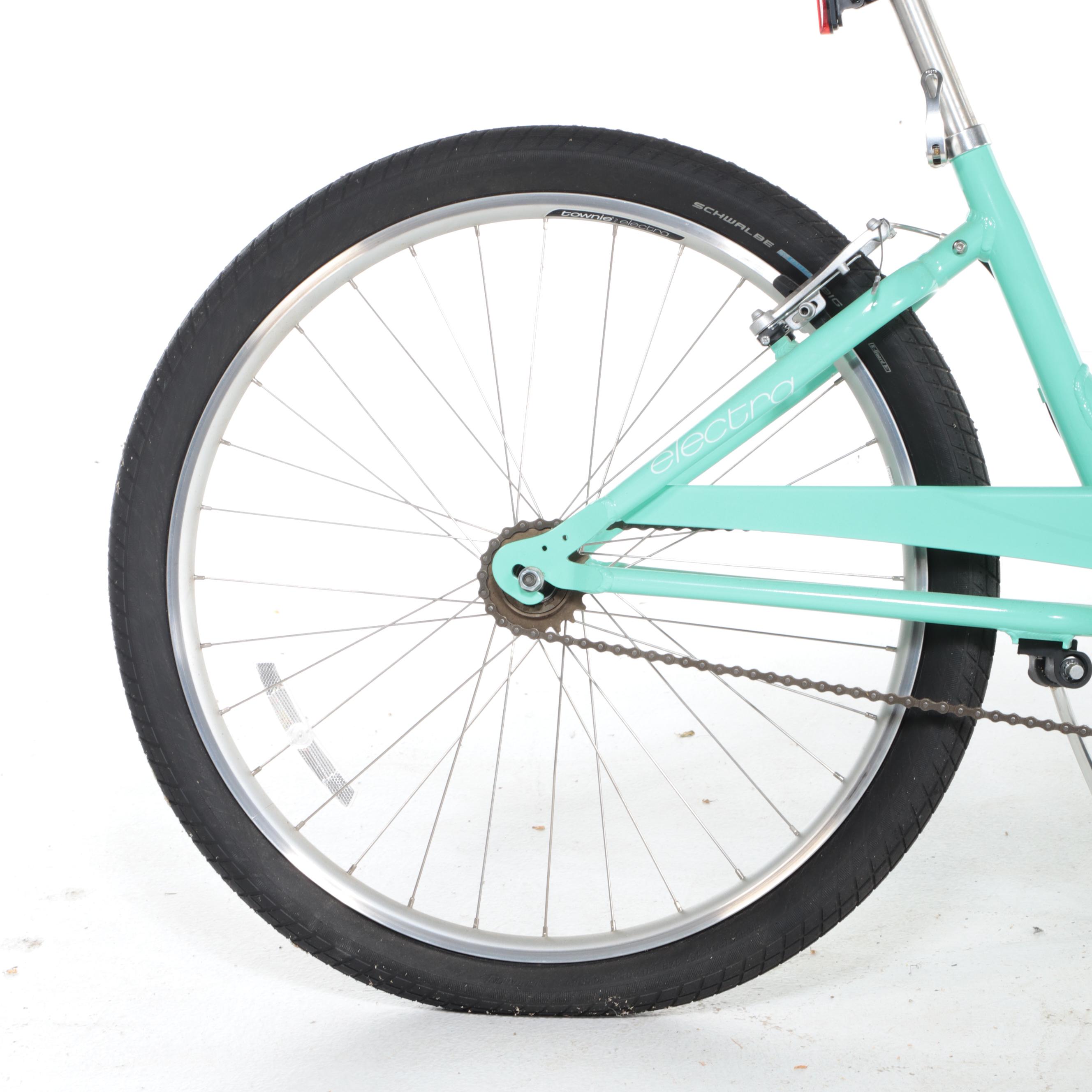 Electra Townie Step-Through Cruiser Bicycle in Light Teal, Contemporary