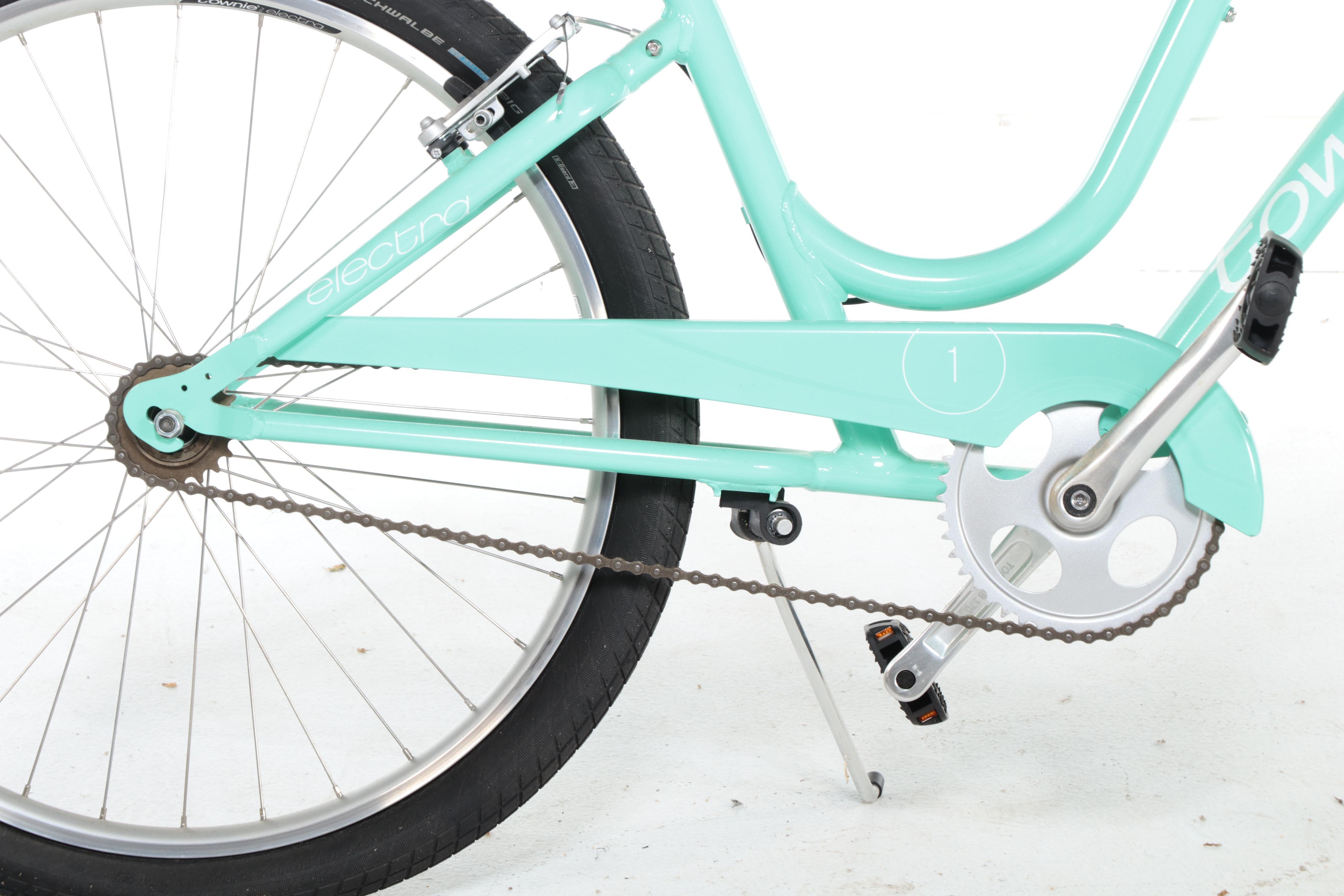 Electra Townie Step-Through Cruiser Bicycle in Light Teal, Contemporary