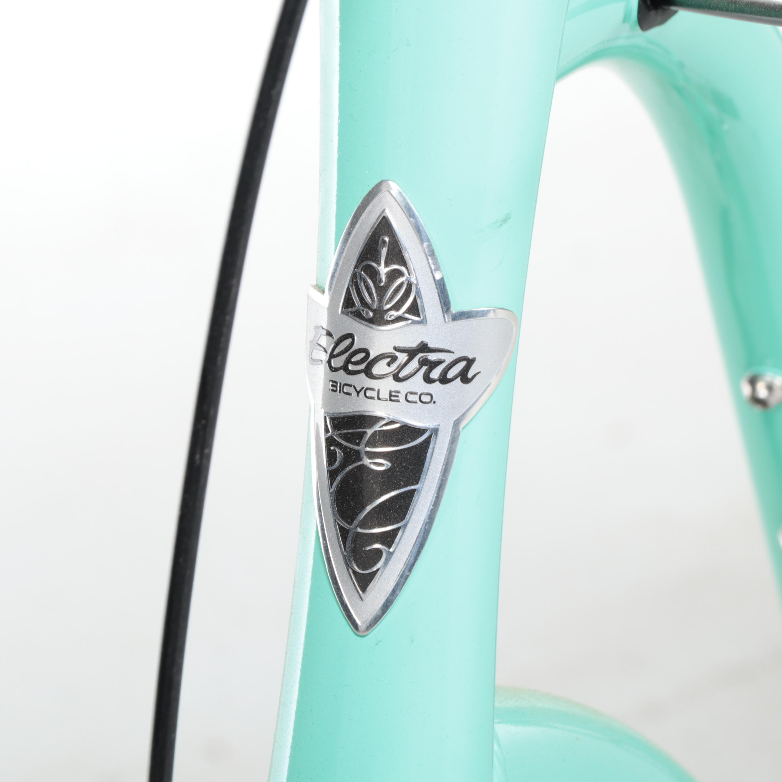 Electra Townie Step-Through Cruiser Bicycle in Light Teal, Contemporary