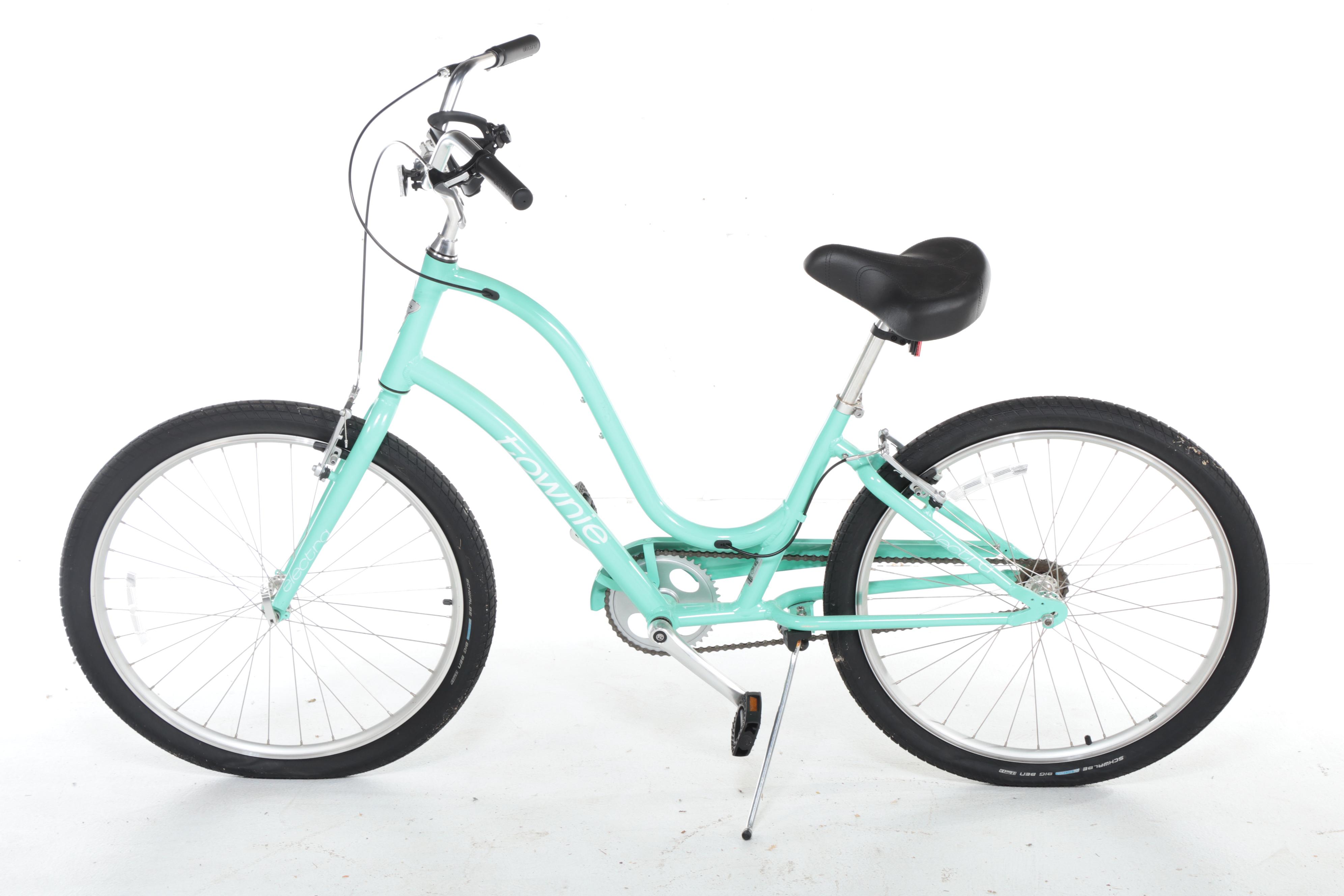 Electra Townie Step-Through Cruiser Bicycle in Light Teal, Contemporary