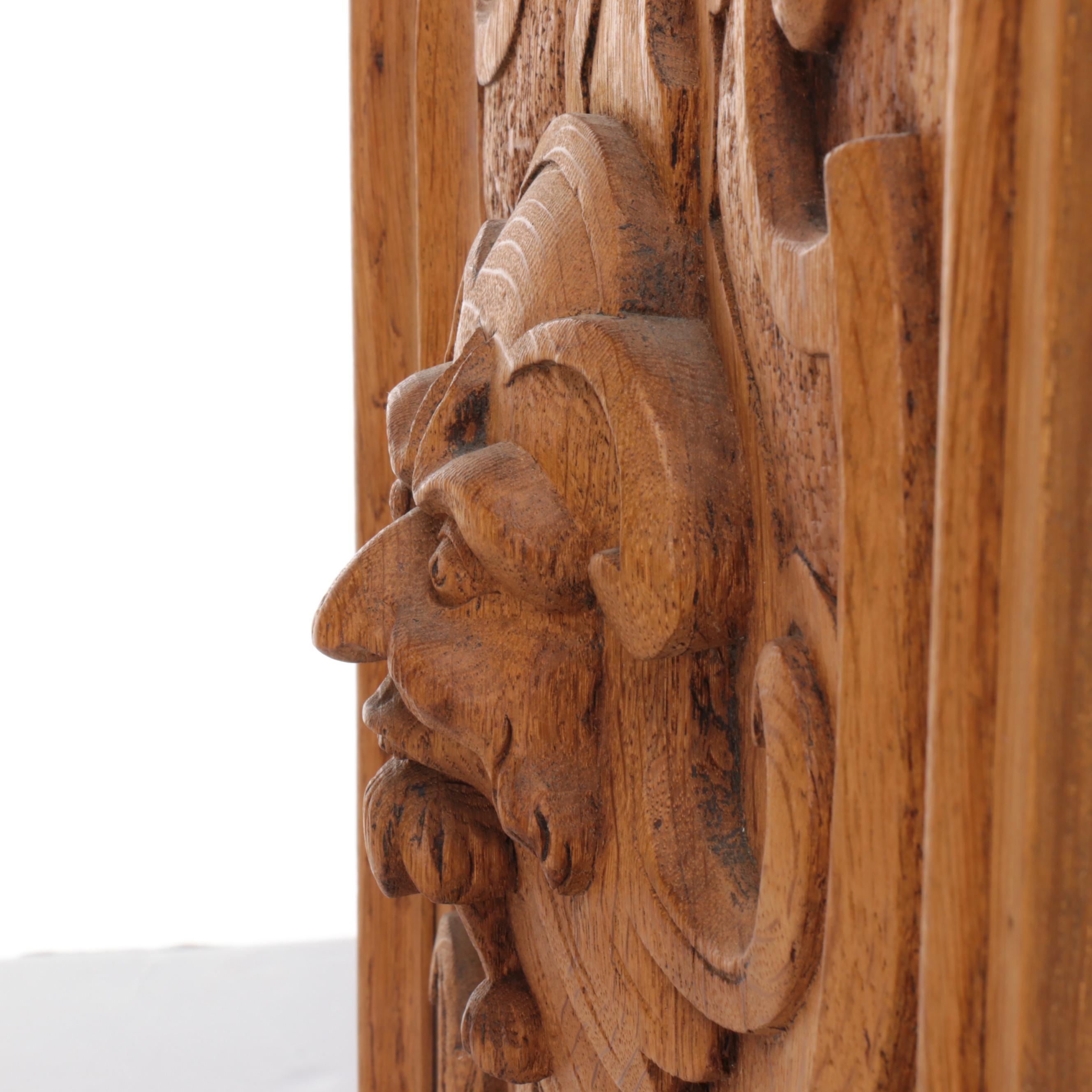 AMC Furniture French Style Walnut Wall Panel