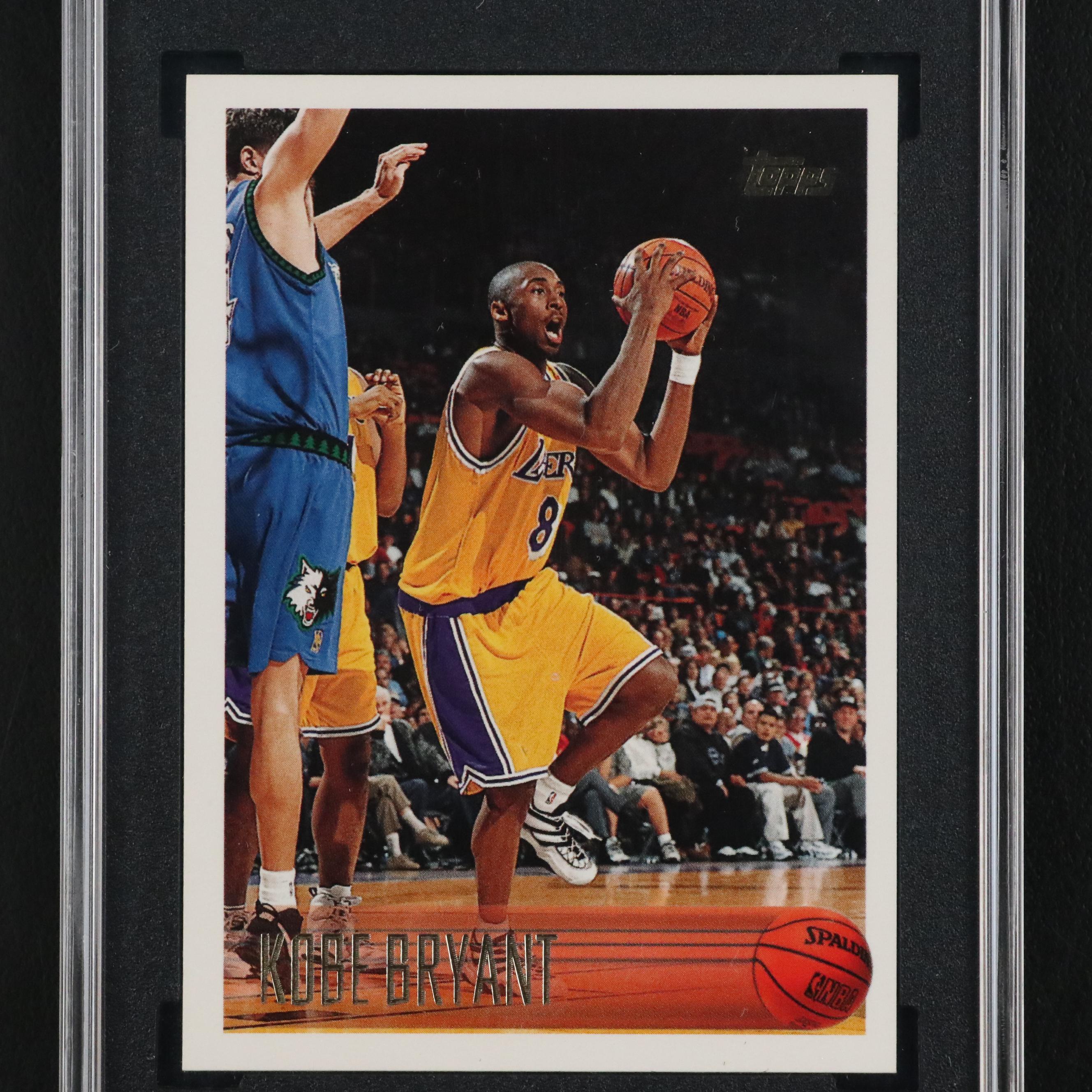 1996–97 Topps Kobe Bryant Rookie Basketball Card #138 Graded SGC 9